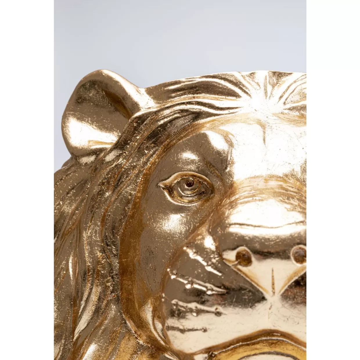 Vasi Decorativi KARE Design - Portavasi Elegante a Forma di Leone Dorato per Organizzazione Casa con Stile Moderno