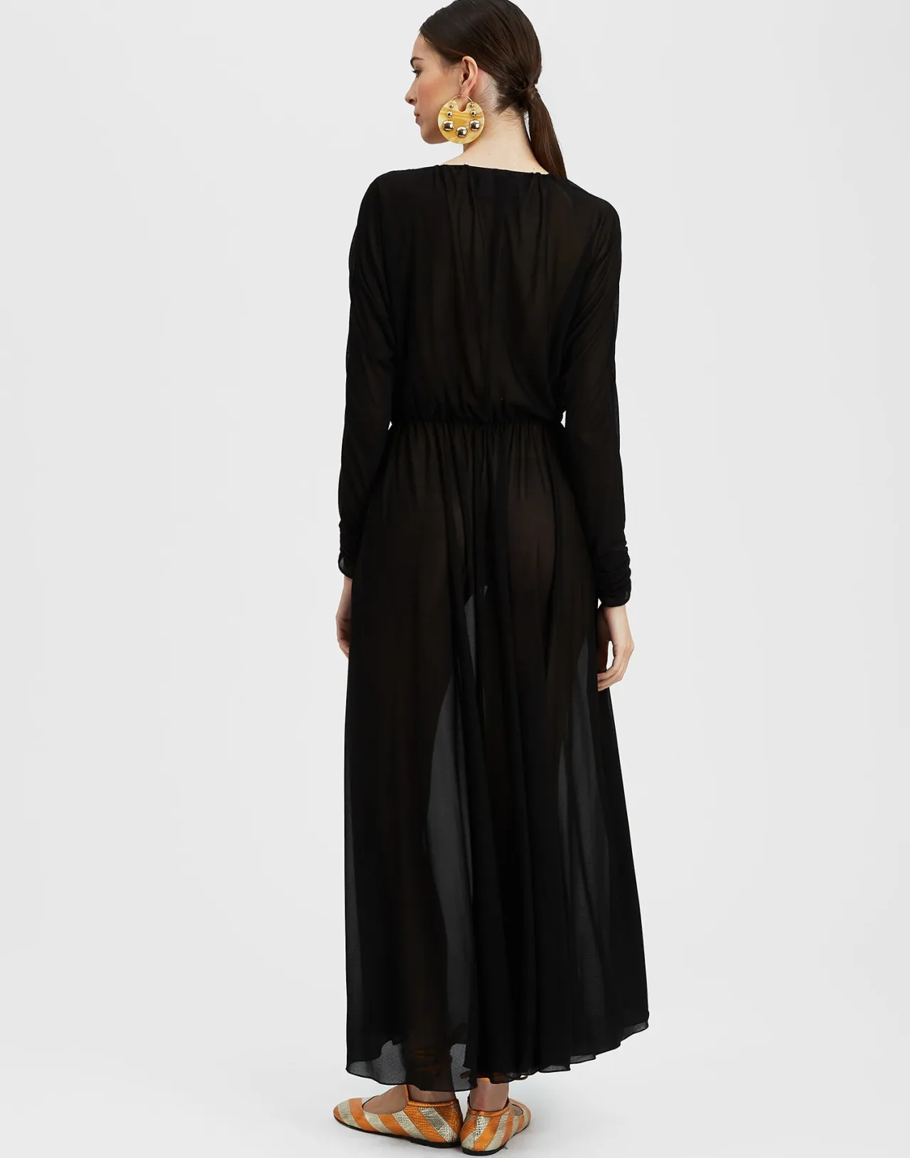 Abito Demeter in Garza Jersey - Nero Elegante by La DoubleJ | Nuova Collezione
