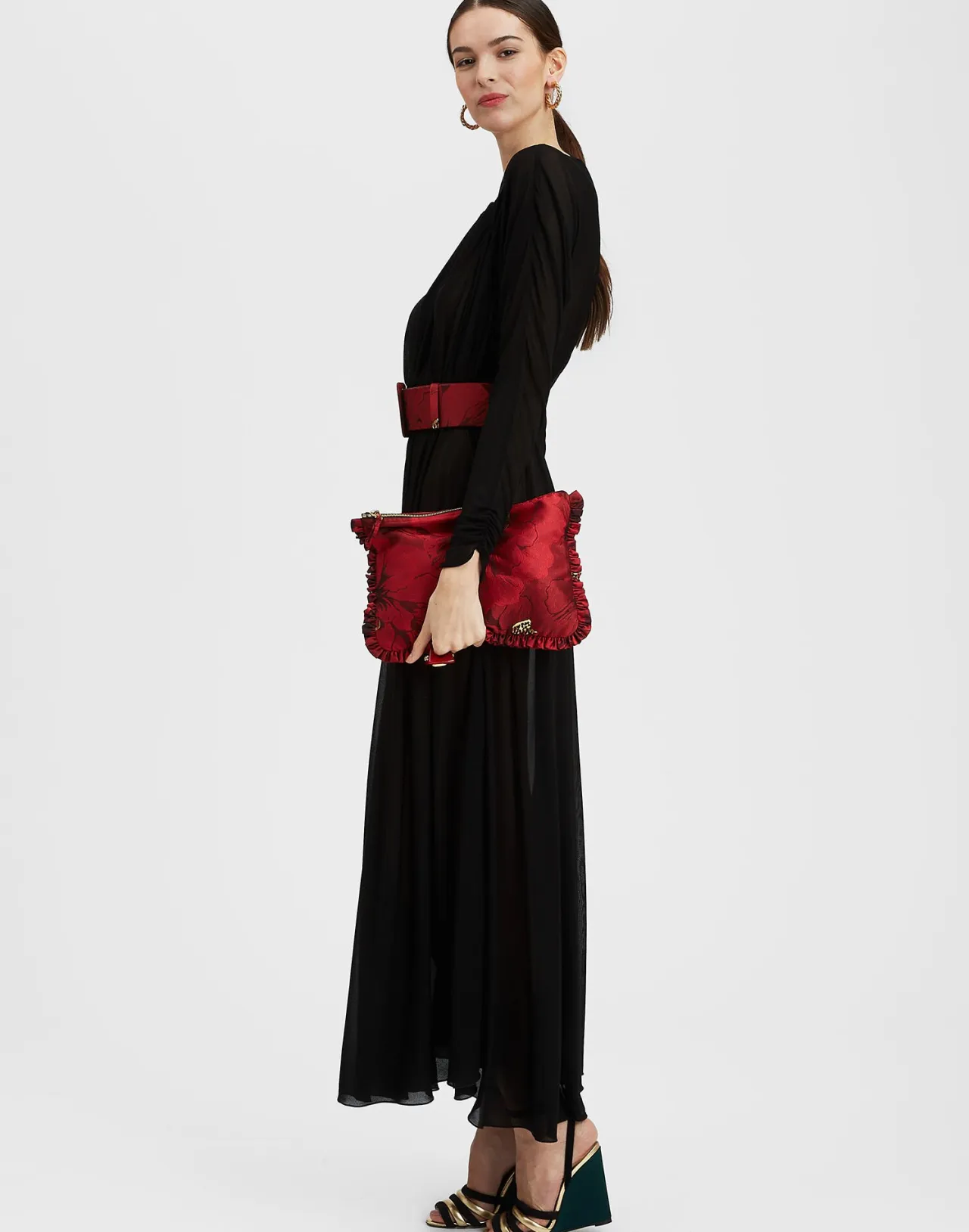 Abito Demeter in Garza Jersey - Nero Elegante by La DoubleJ | Nuova Collezione