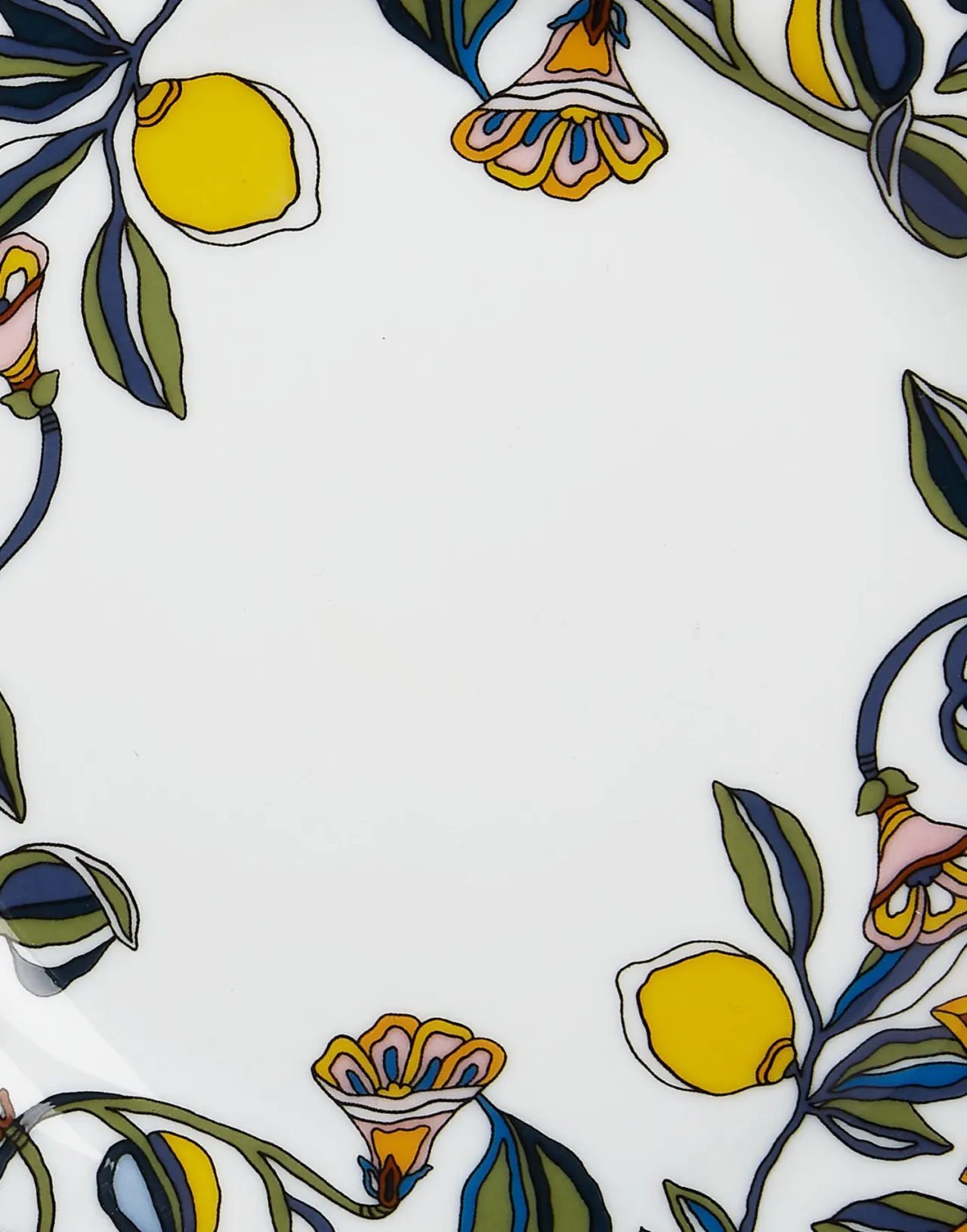 Coppia di Eleganti Piatti da Dessert Borboni Bianchi in Porcellana - Collezione La DoubleJ