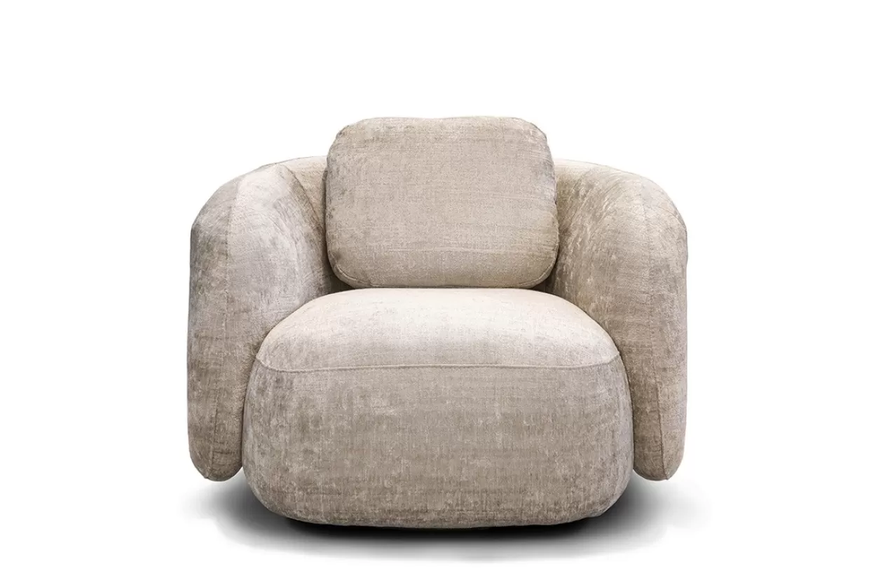KARE Design Poltrona Dolci | Modello Brigadier 03 con Rivestimento Morbido e Design Accattivante