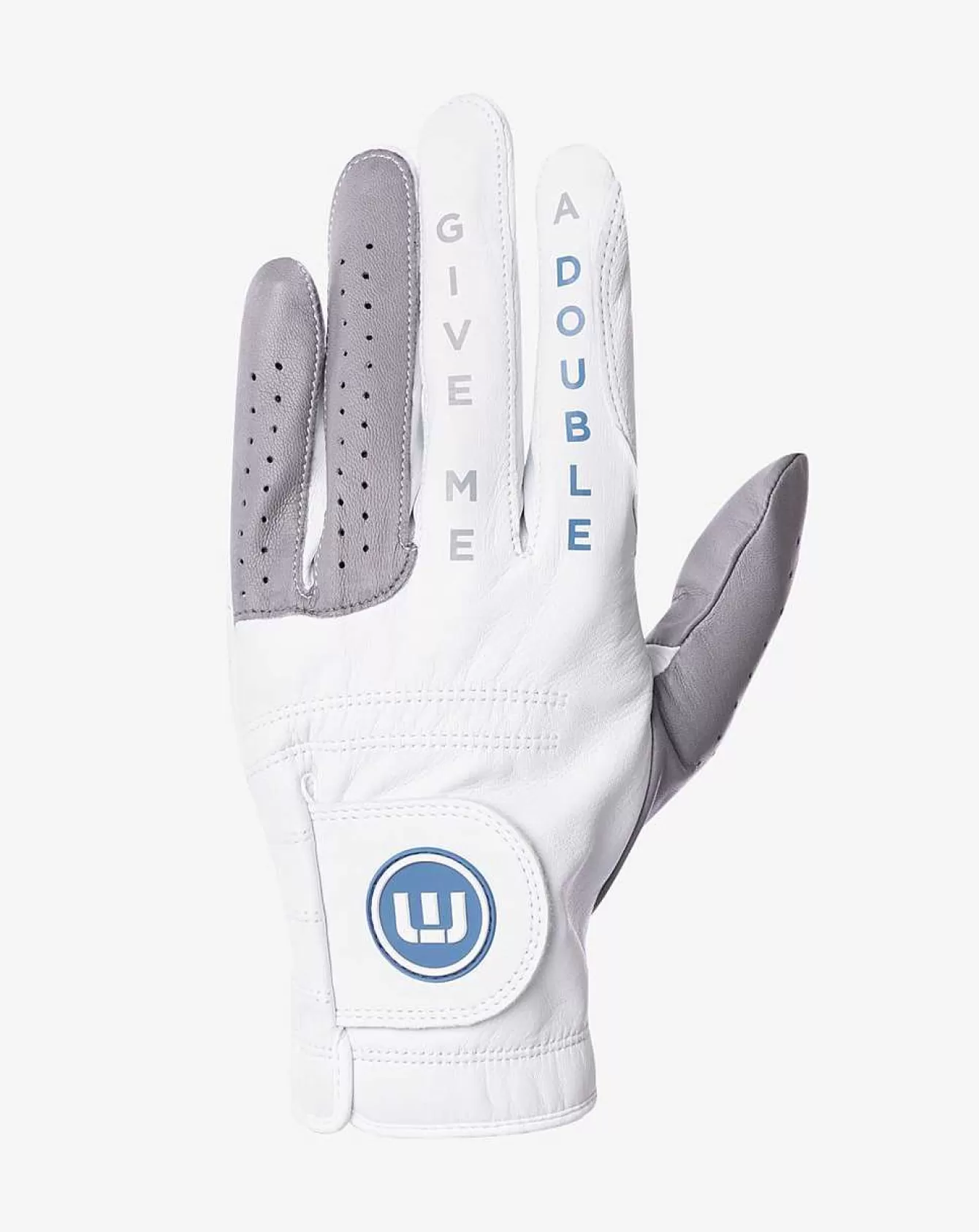 Guanto da Golf Professionale Doppia Presa - Edizione Evoluta 2024 con Tecnologia Adattiva e Design Ergonomico per Massima Aderenza (Compatto Bicolore, Confezione Rinforzata)