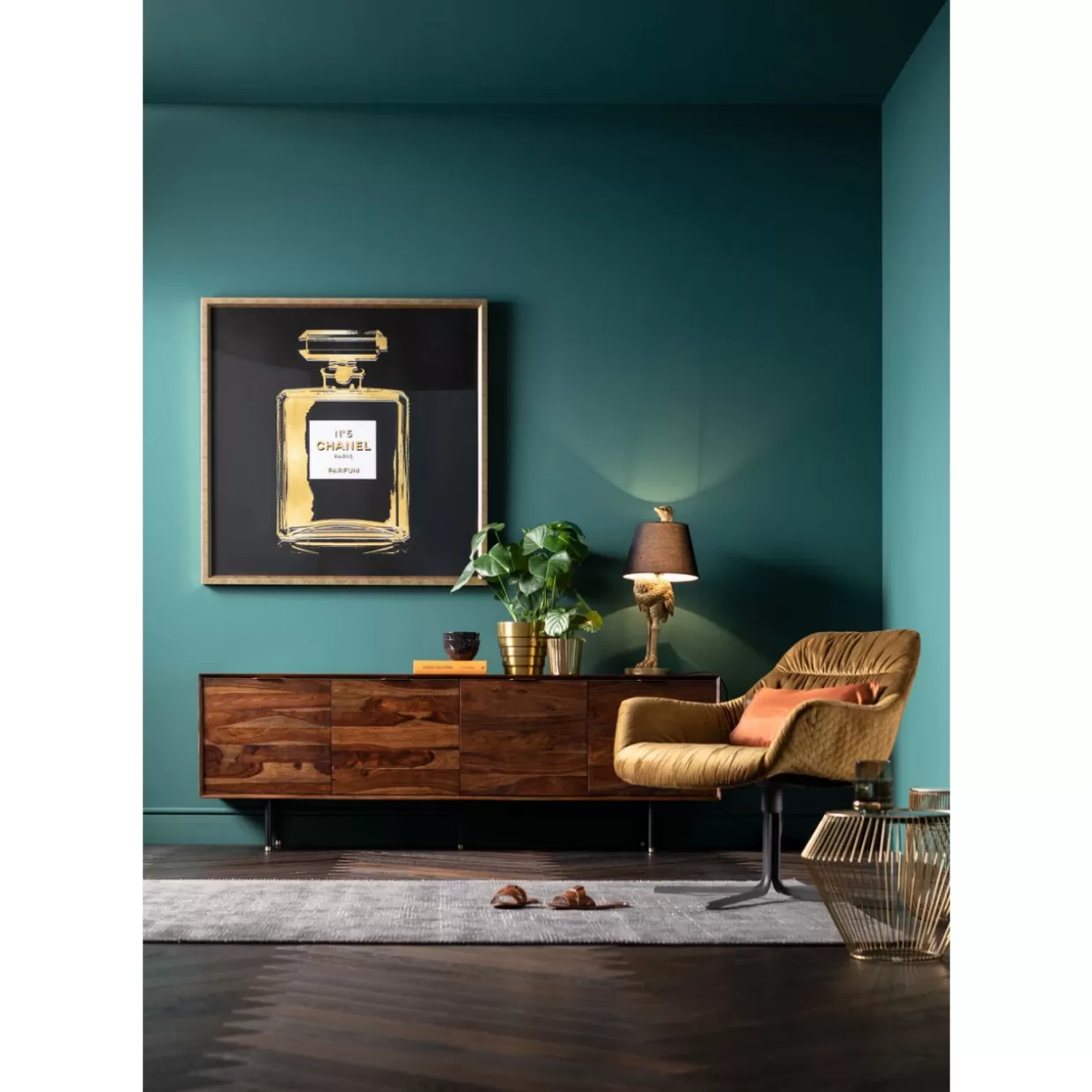 KARE DESIGN Poltrona Bristol Iconica - Seduta Girevole 360° in Ecopelle Senape