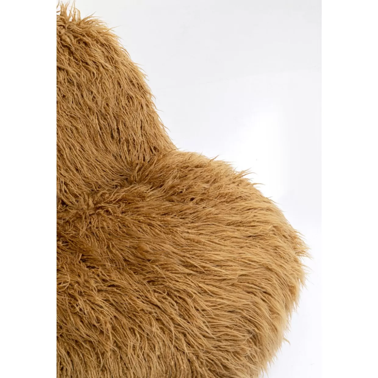 Poltrona KARE Design con Rivestimento Morbido - Sedia Girevole Beige per un Comfort Elegante