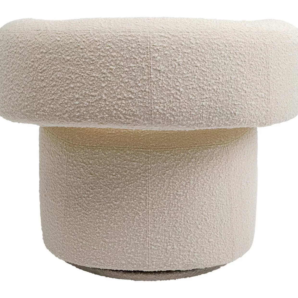 Poltrona Girevole Maye Crema - Design Contemporaneo e Confortevole by KARE 

（：，