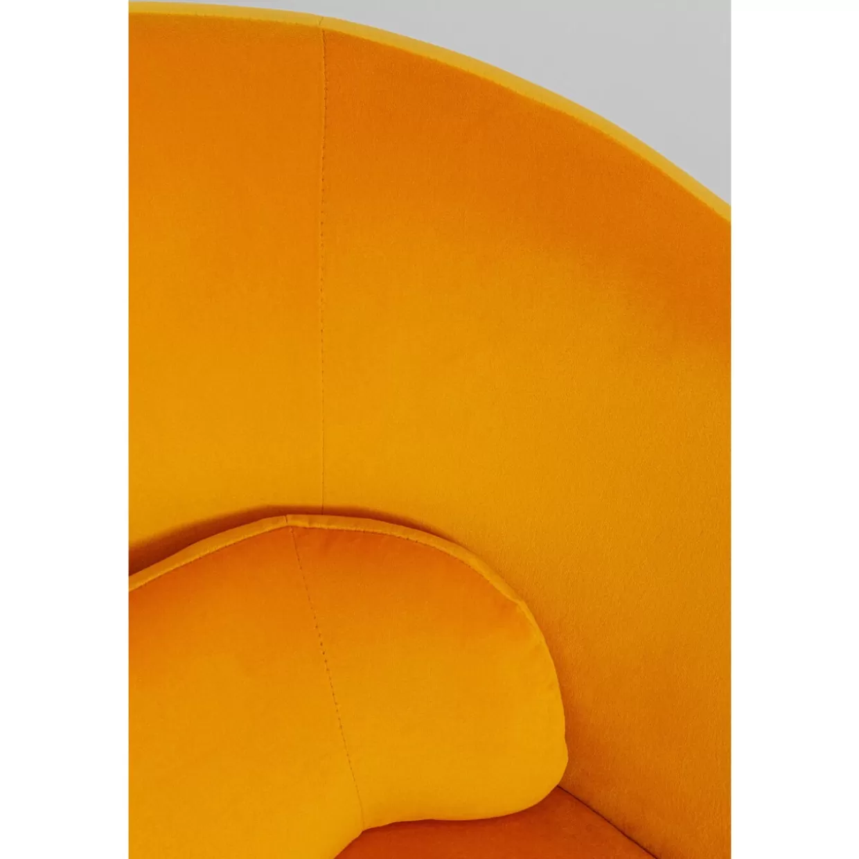 KARE Design Poltrona Girevole Orion - Comodo Soggiorno in Stile Moderno, Giallo Brillante
