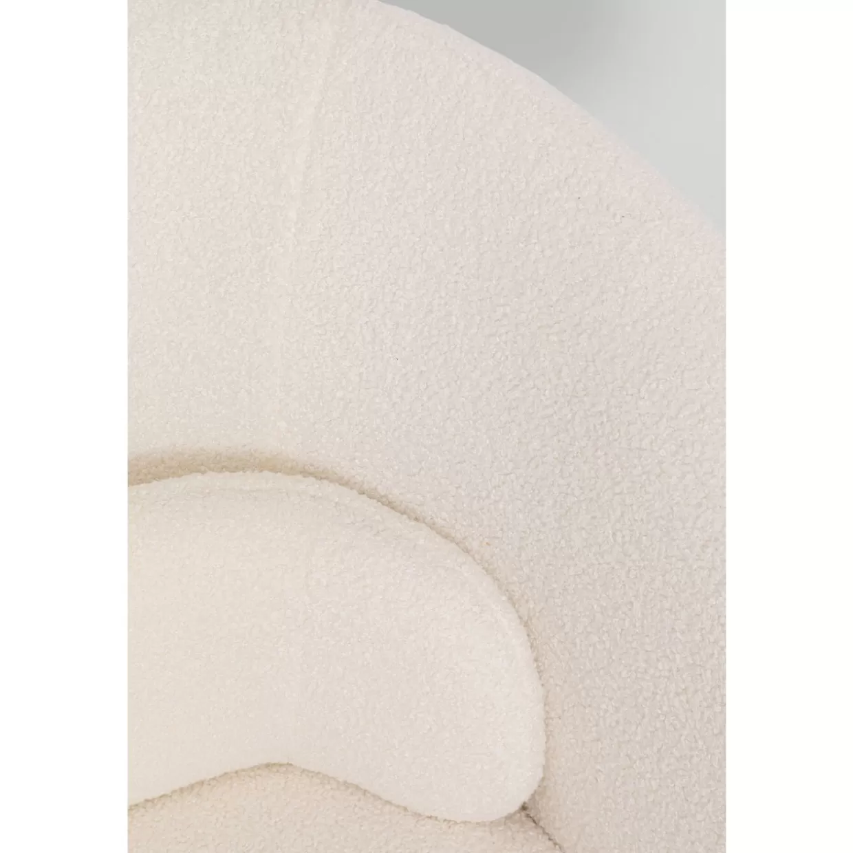 Sgabello Girevole Orion - Design Avanguardista con Schienale Ergonomico, Colore Bianco Avorio | Collezione Esclusiva KARE