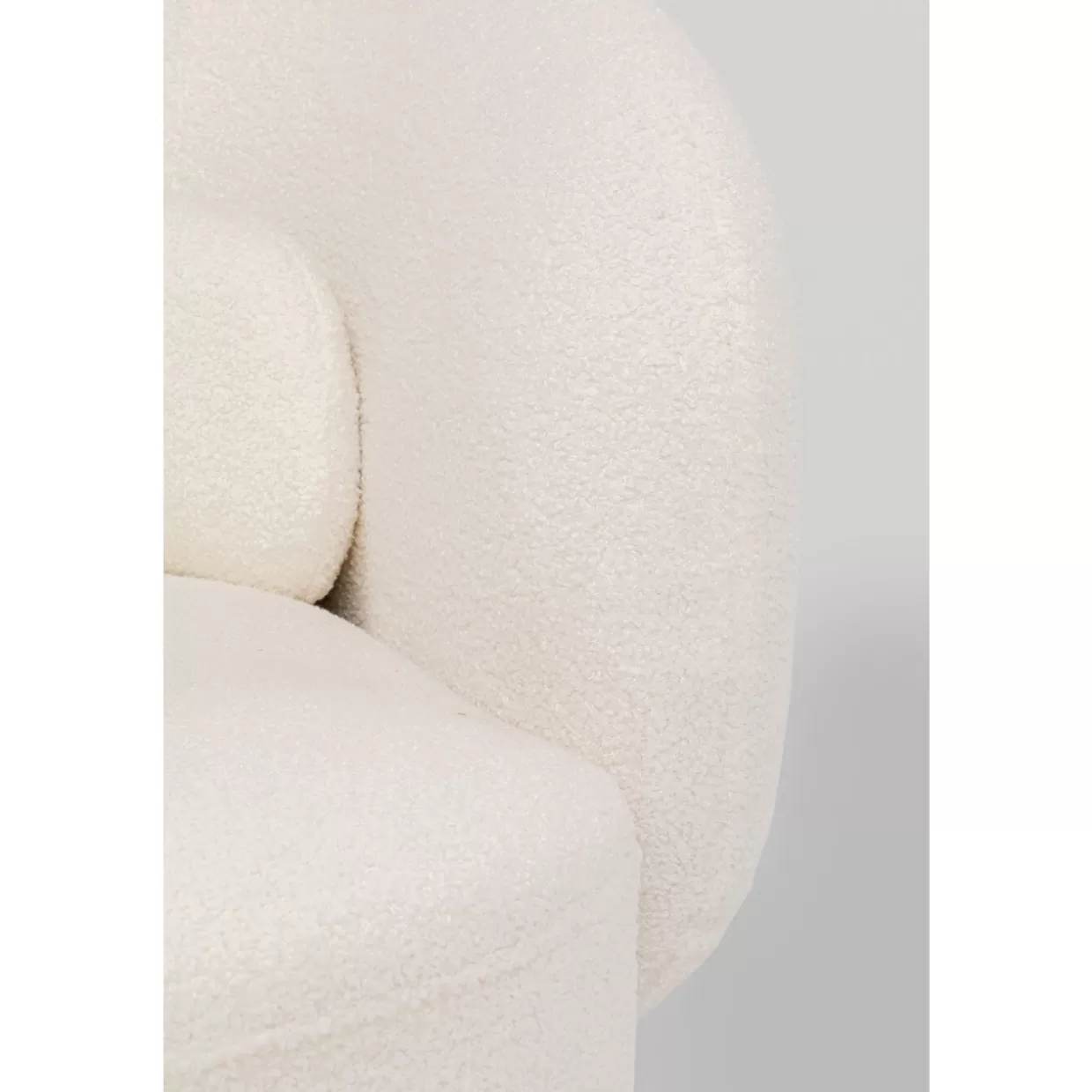 Sgabello Girevole Orion - Design Avanguardista con Schienale Ergonomico, Colore Bianco Avorio | Collezione Esclusiva KARE