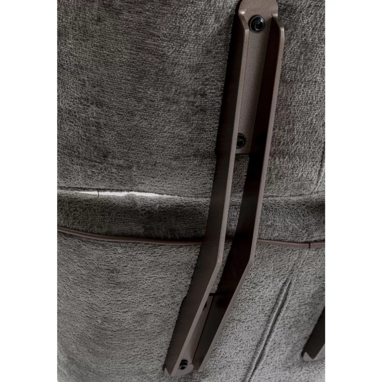KARE Design Poltrona Girevole Elegante - Stile Ufficio Ovale con Rivestimento in Pelle