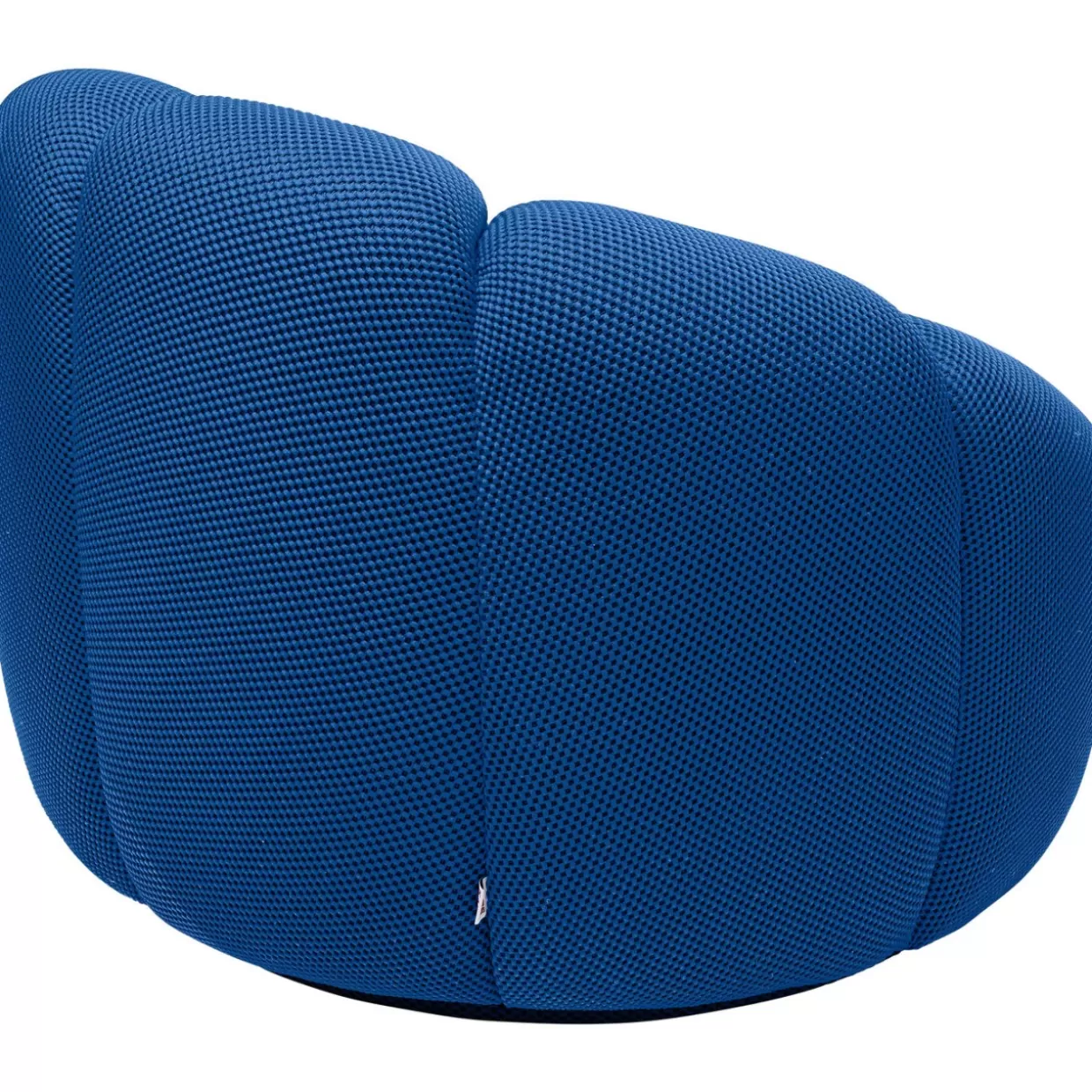 Poltrona Girevole Peppo Lounge - Design Moderno con Rivestimento in Tessuto Comodo, Tonalità Blu Accattivante
