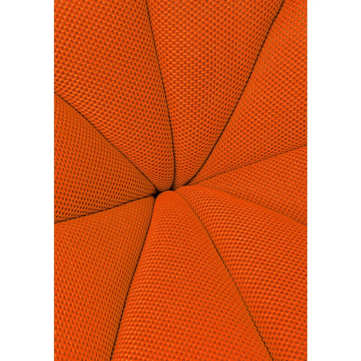 KARE Design Poltrona Girevole Moderna Peppo Lounge - Rivestimento Confortevole in Tonalità Arancione Accogliente
