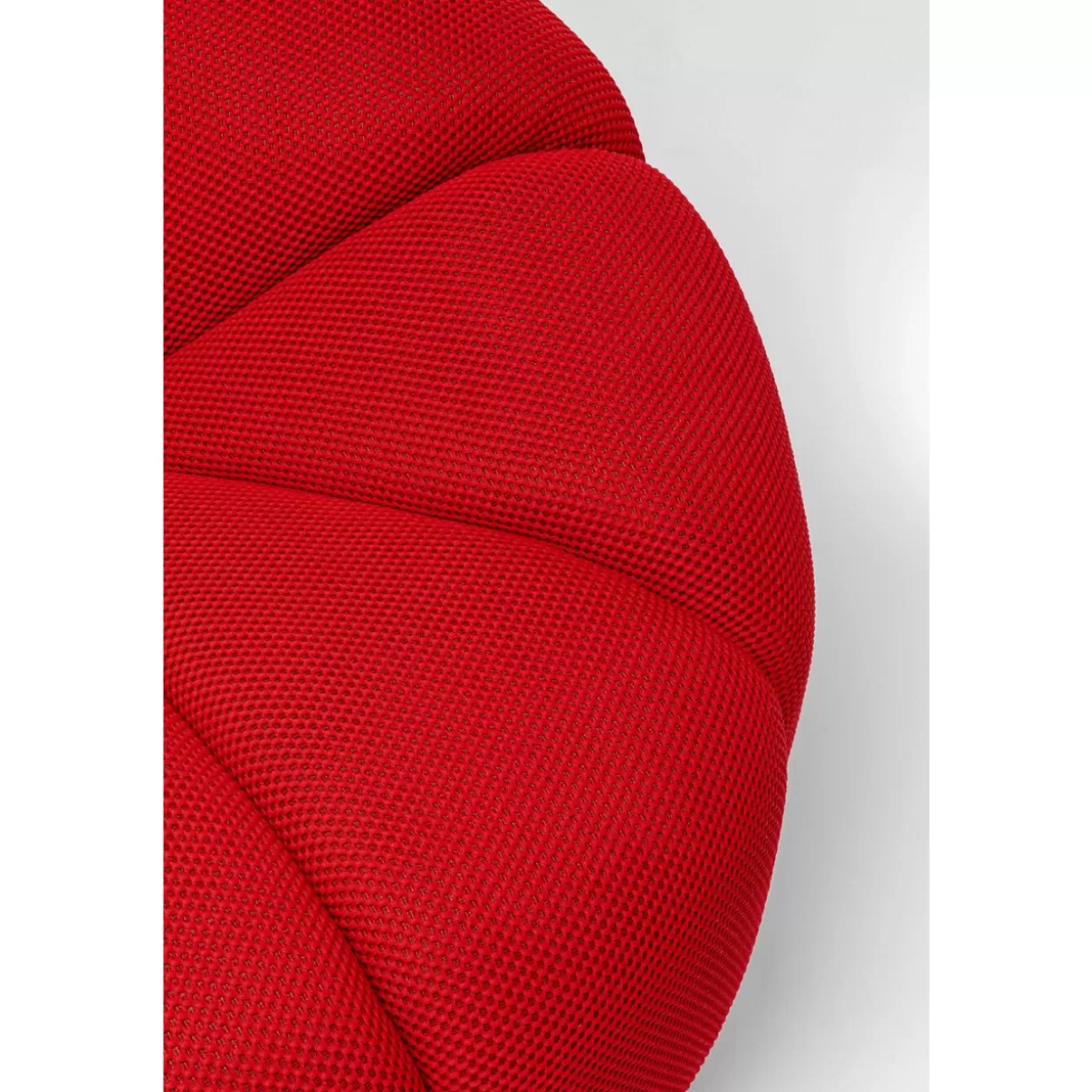 KARE Design | Poltrona Girevole Moderna Peppo Lounge - Rosso Fuoco, Confortevole ed Elegante