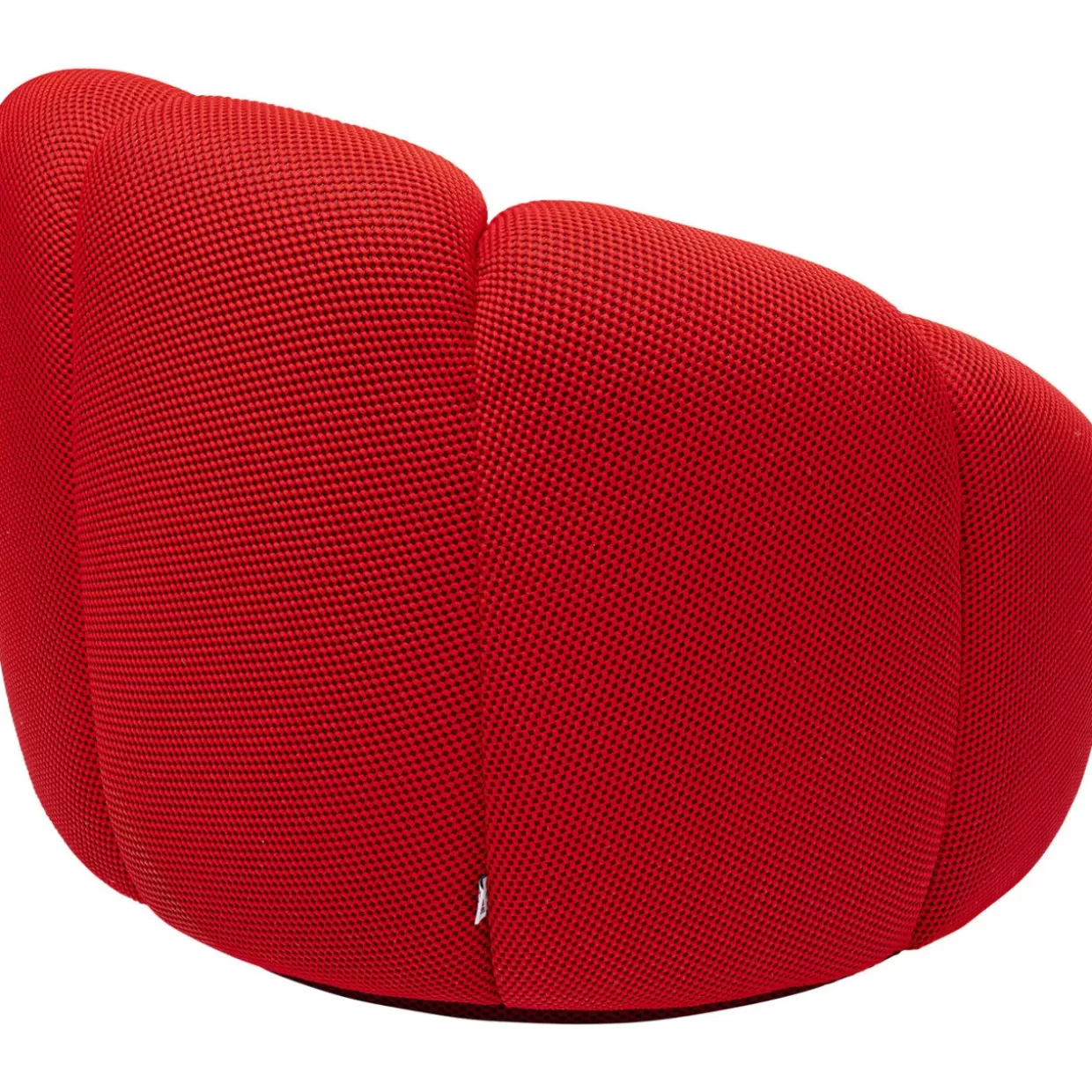 KARE Design | Poltrona Girevole Moderna Peppo Lounge - Rosso Fuoco, Confortevole ed Elegante