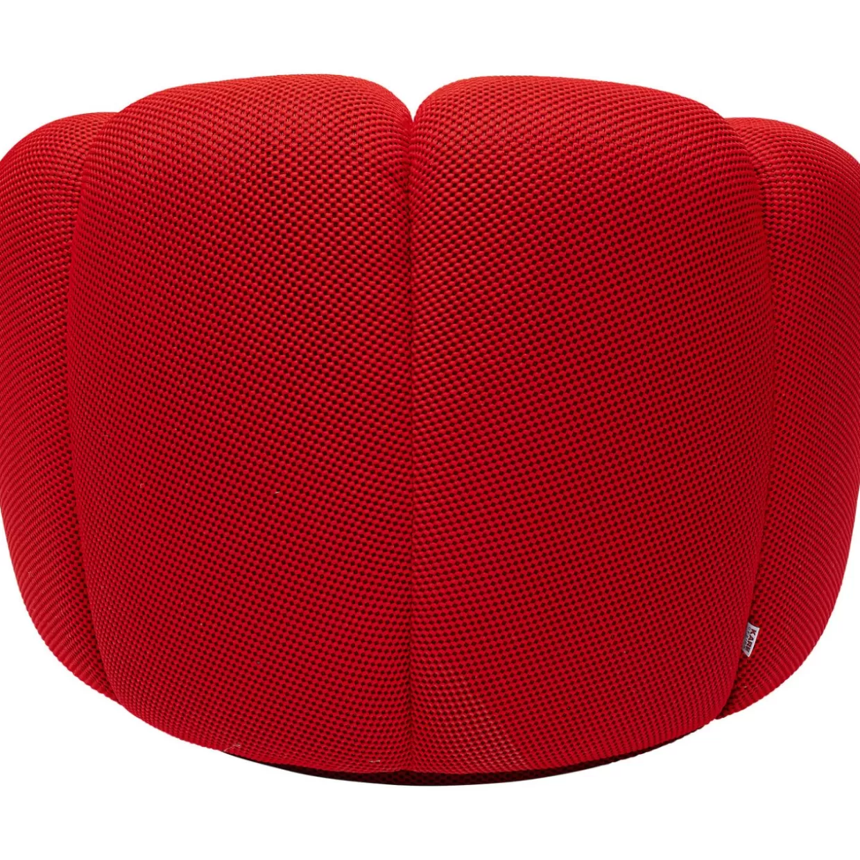 KARE Design | Poltrona Girevole Moderna Peppo Lounge - Rosso Fuoco, Confortevole ed Elegante