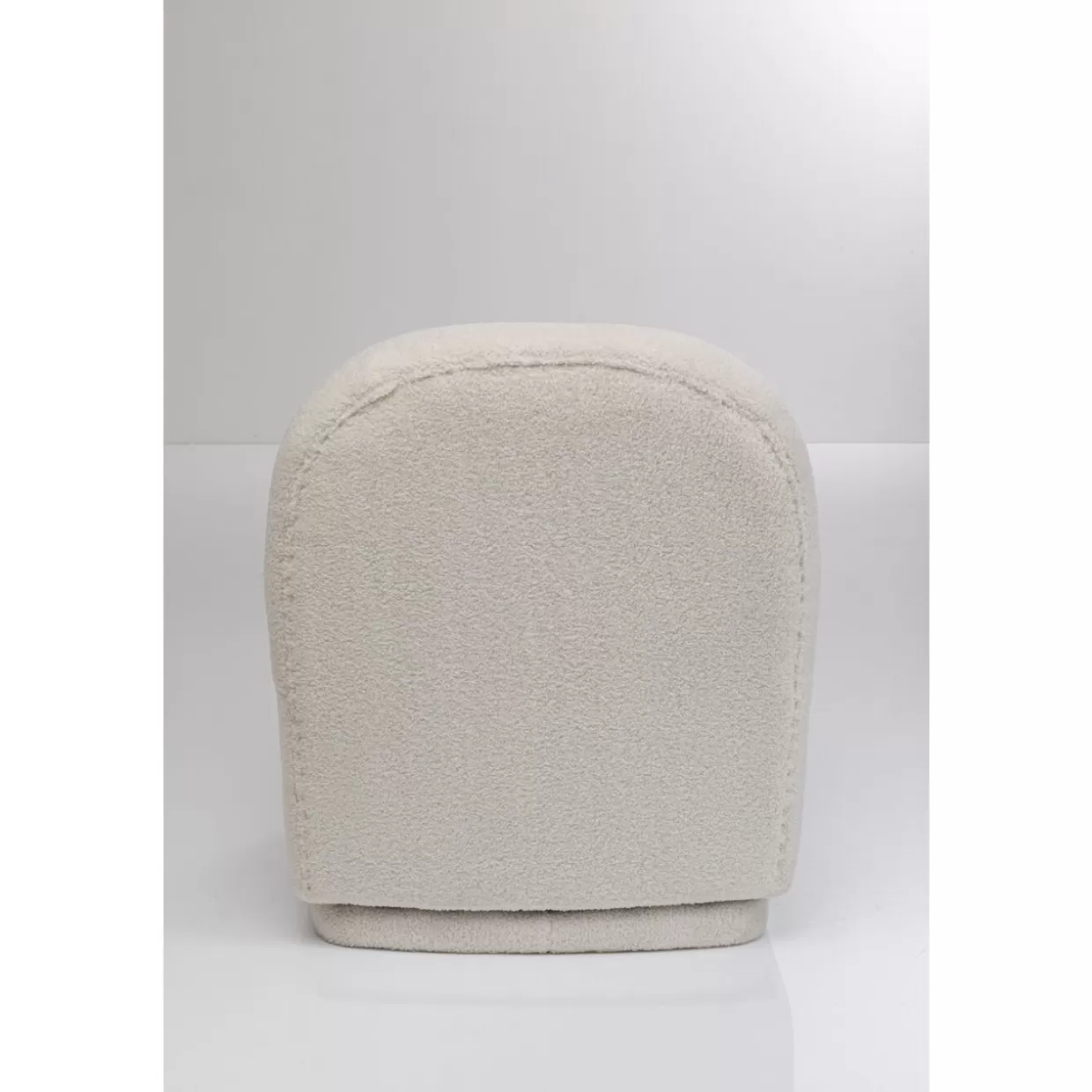 KARE Design - Poltrona Elegante con Rivestimento in Crema | Modello Ted Girevole per Soggiorno Moderno