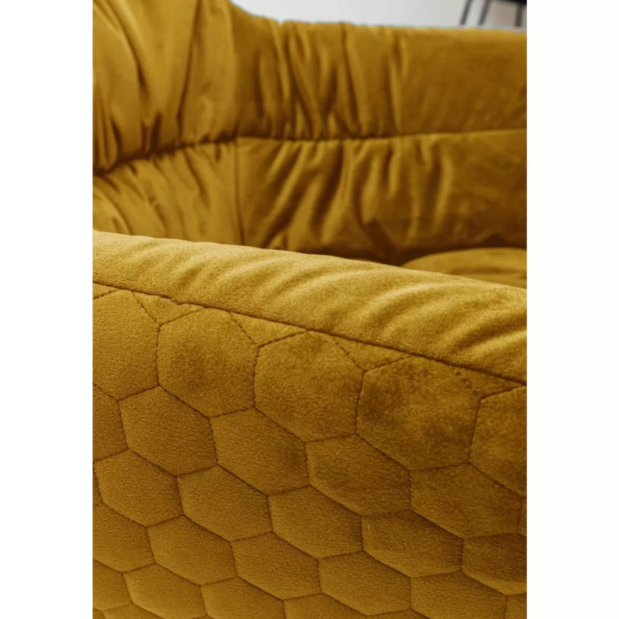 Sedia Girevole Colmar in Tonalità Giallo - Design Accattivante KARE per Arredi Contemporanei
