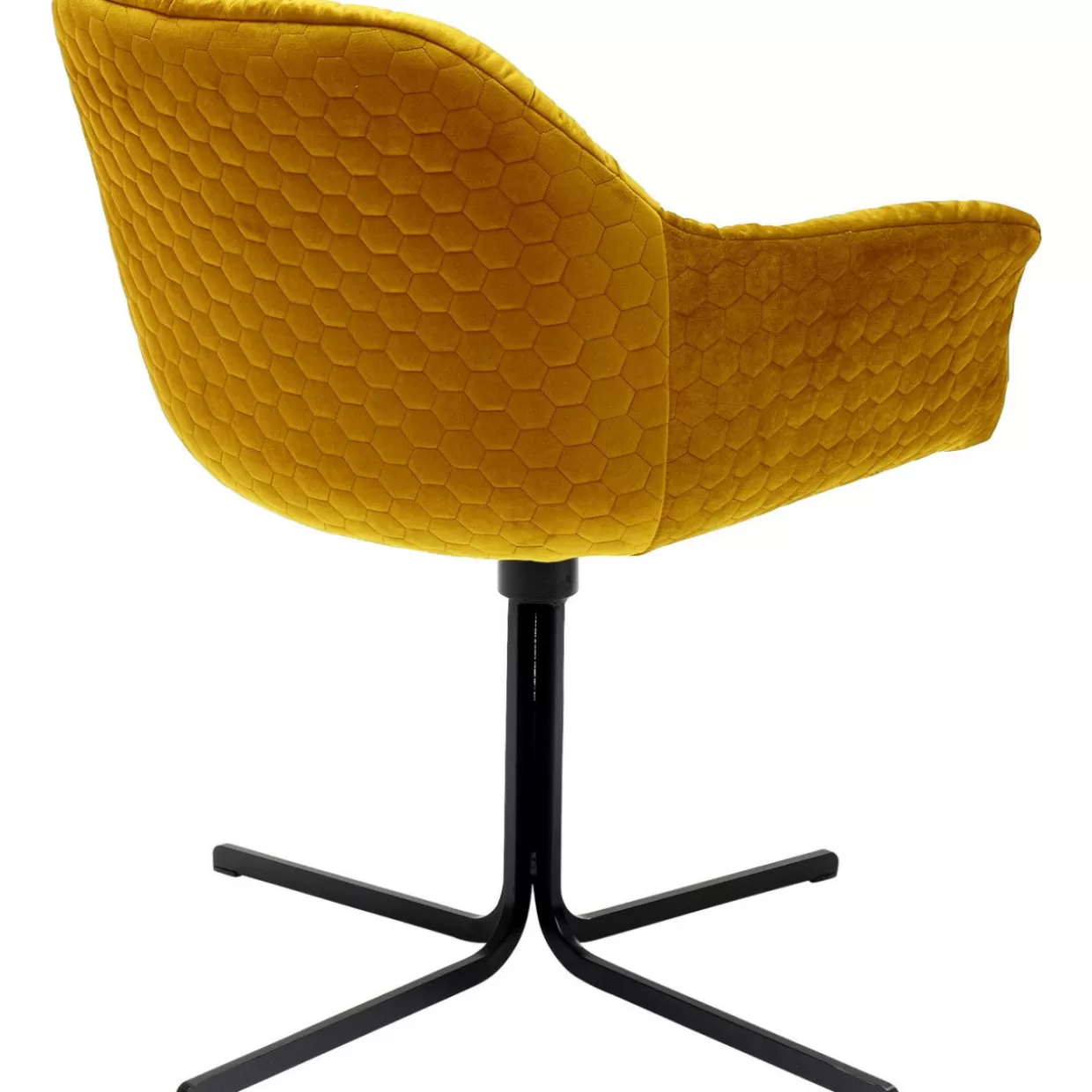 Sedia Girevole Colmar in Tonalità Giallo - Design Accattivante KARE per Arredi Contemporanei