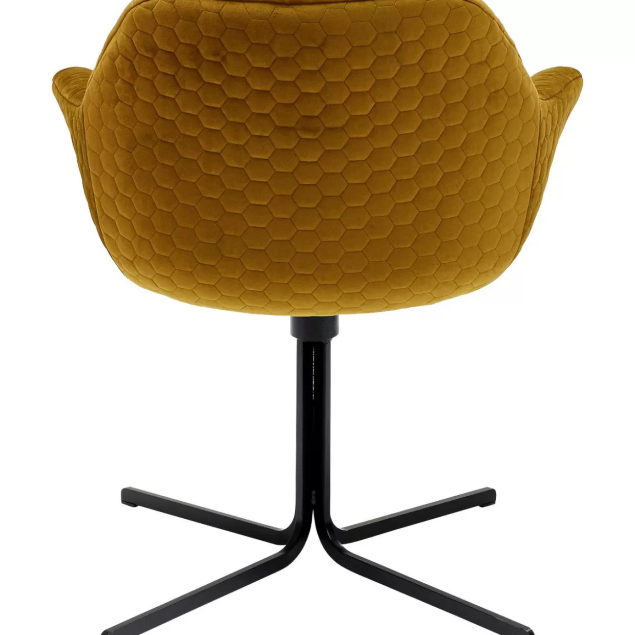 Sedia Girevole Colmar in Tonalità Giallo - Design Accattivante KARE per Arredi Contemporanei