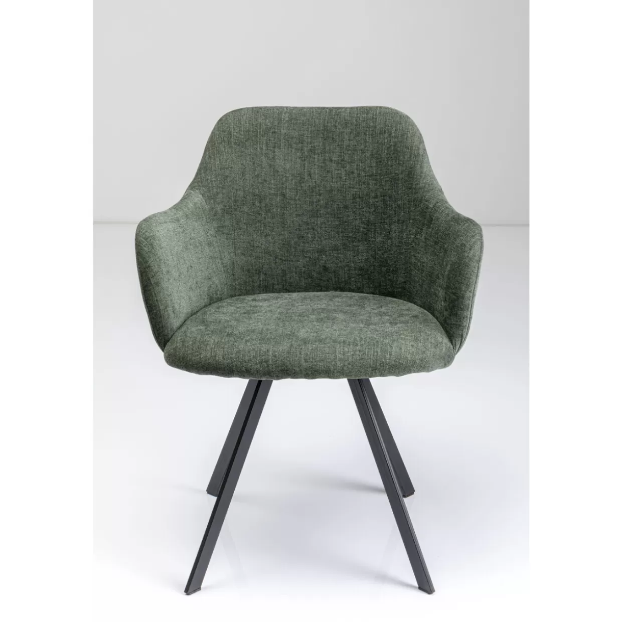 Sedia Girevole Lady Loco Coco in Tonalità Verde Chic - Design Originale KARE 

（、