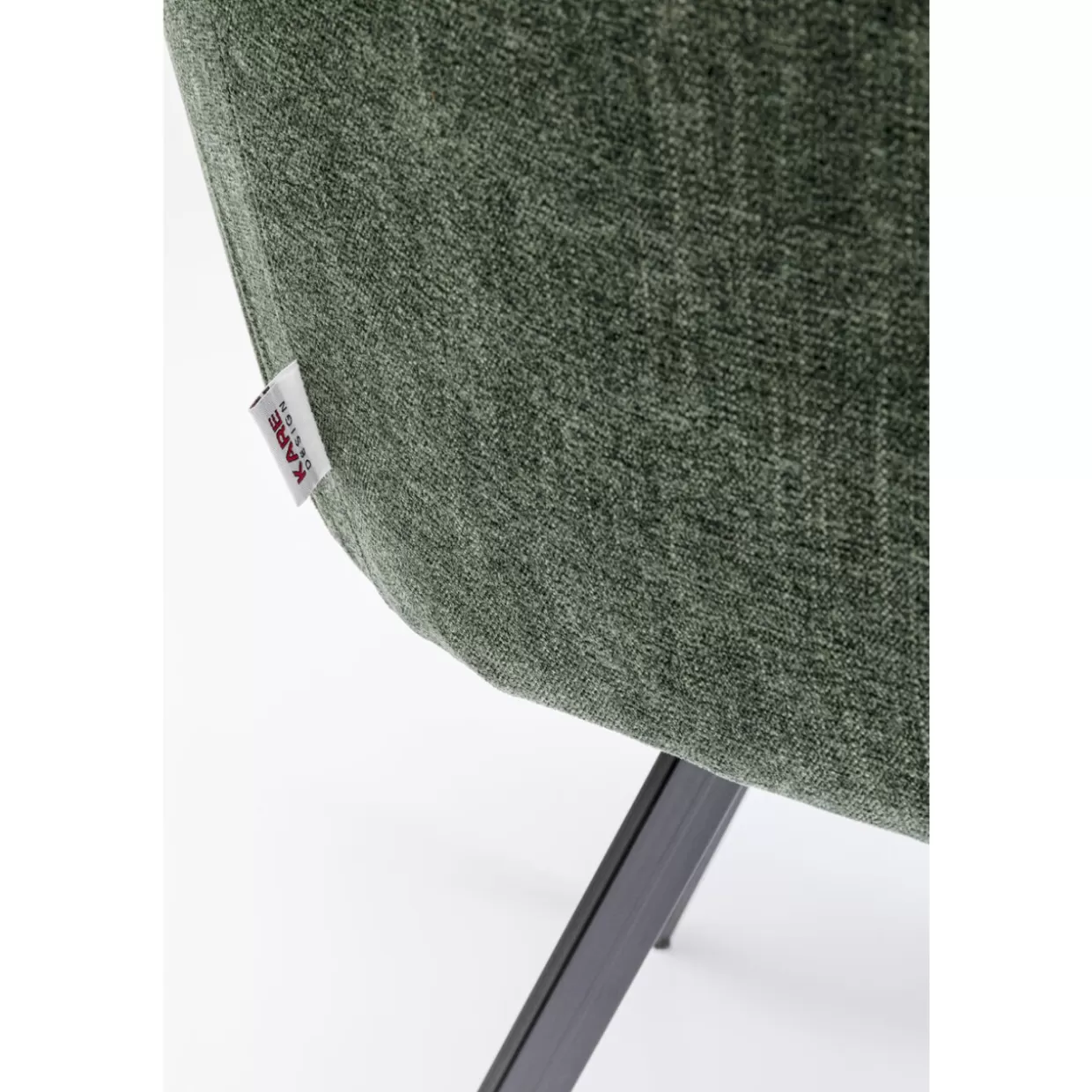Sedia Girevole Lady Loco Coco in Tonalità Verde Chic - Design Originale KARE 

（、