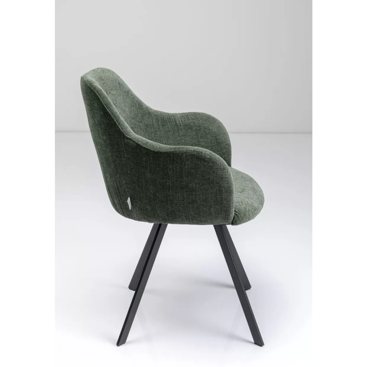 Sedia Girevole Lady Loco Coco in Tonalità Verde Chic - Design Originale KARE 

（、