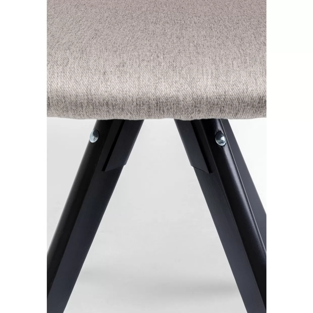 KARE Design - Sedia Girevole Lady Loco con Rivestimento in Morbida Tonalità Taupe