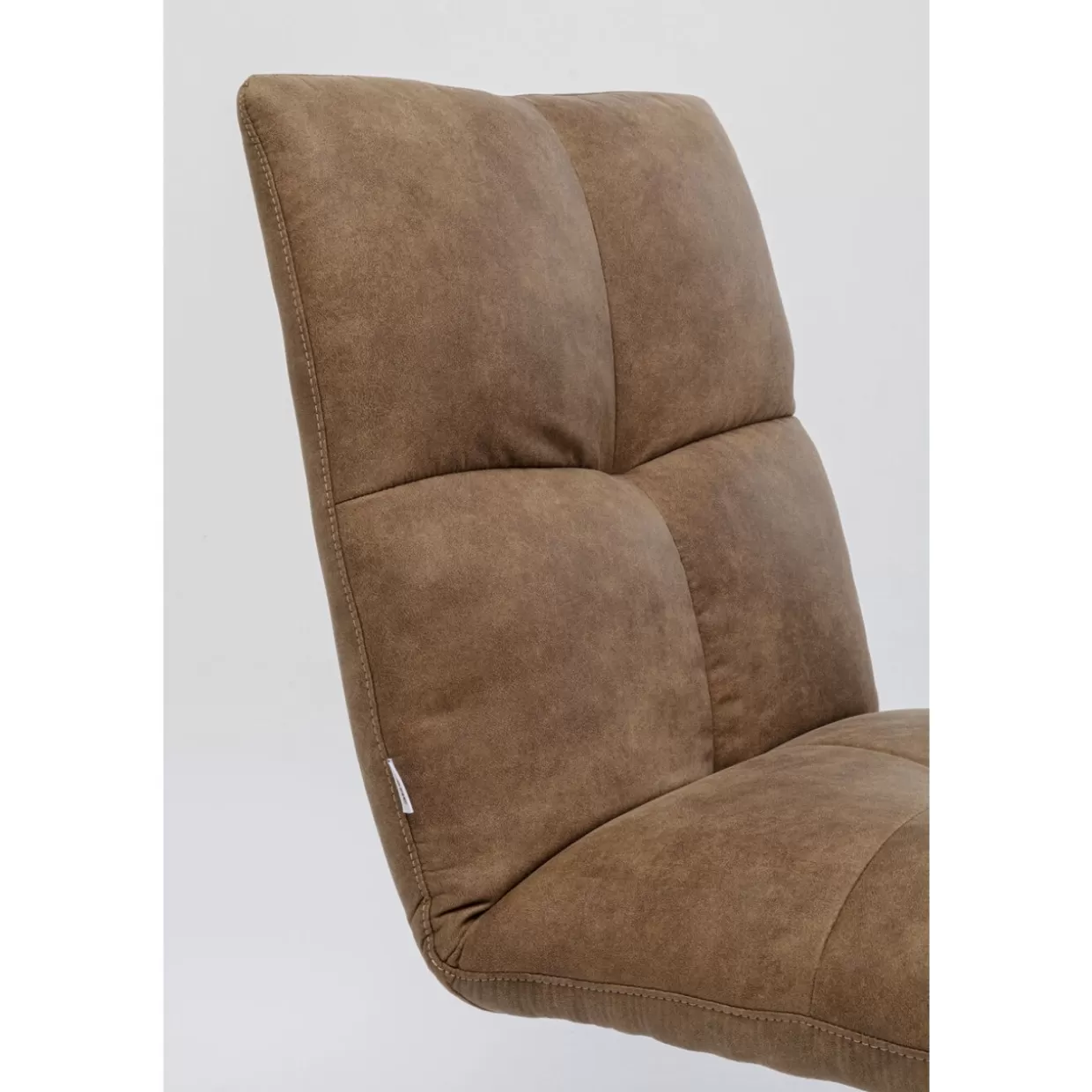 KARE Design - Sedia Girevole Toronto in Pelle Marrone, Design Moderno e Confortevole per la tua Casa