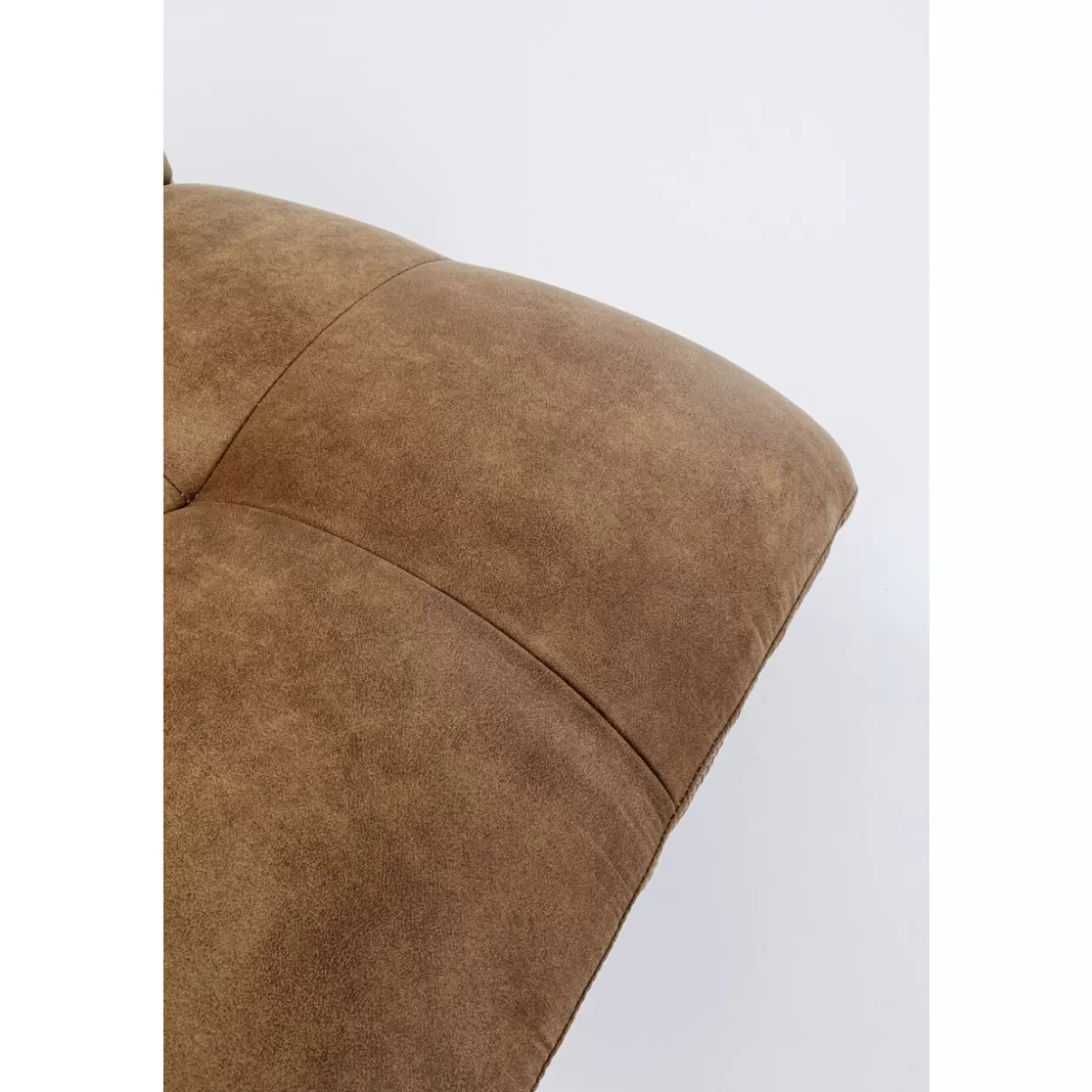 KARE Design - Sedia Girevole Toronto in Pelle Marrone, Design Moderno e Confortevole per la tua Casa