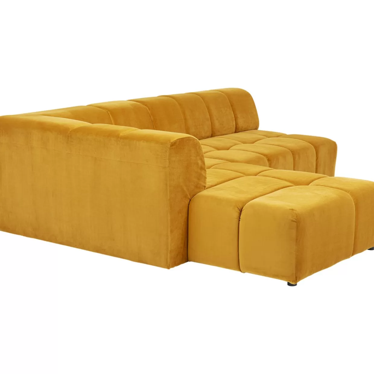 Divano Angolare Belami in Tessuto – Design Modulare con Rivestimento in Tonalità Ambra Calda | Collezione KARE