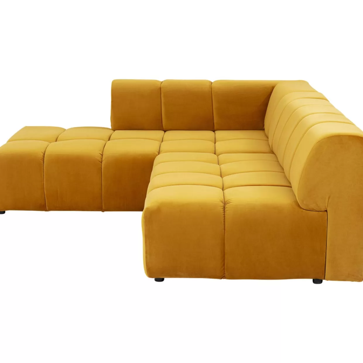 Divano Angolare Belami in Tessuto – Design Modulare con Rivestimento in Tonalità Ambra Calda | Collezione KARE