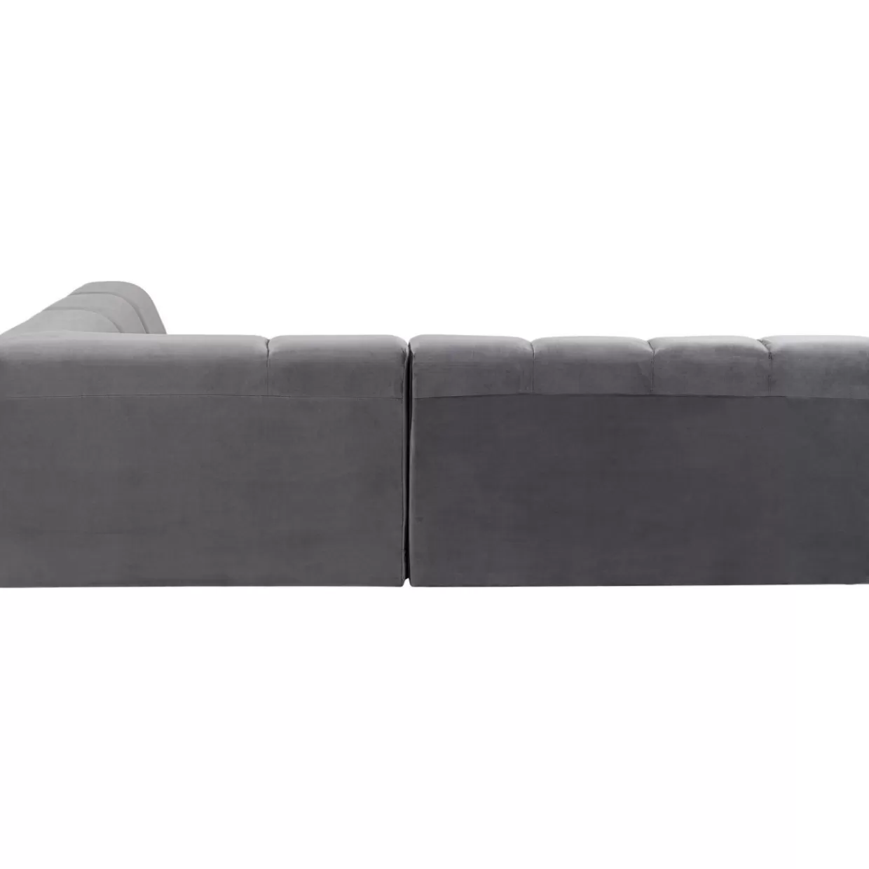 Divano Angolare Belami in Grigio con Bracciolo Destro - KARE Design per Soggiorni Moderni e Confortevoli
