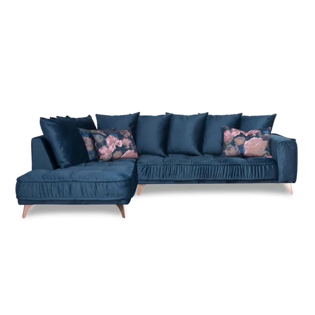 Divano Angolare Benita di KARE Design - Set Modulare Sinistra con Schienale Regolabile, Confortevole e Stile Moderno per Soggiorno Accogliente