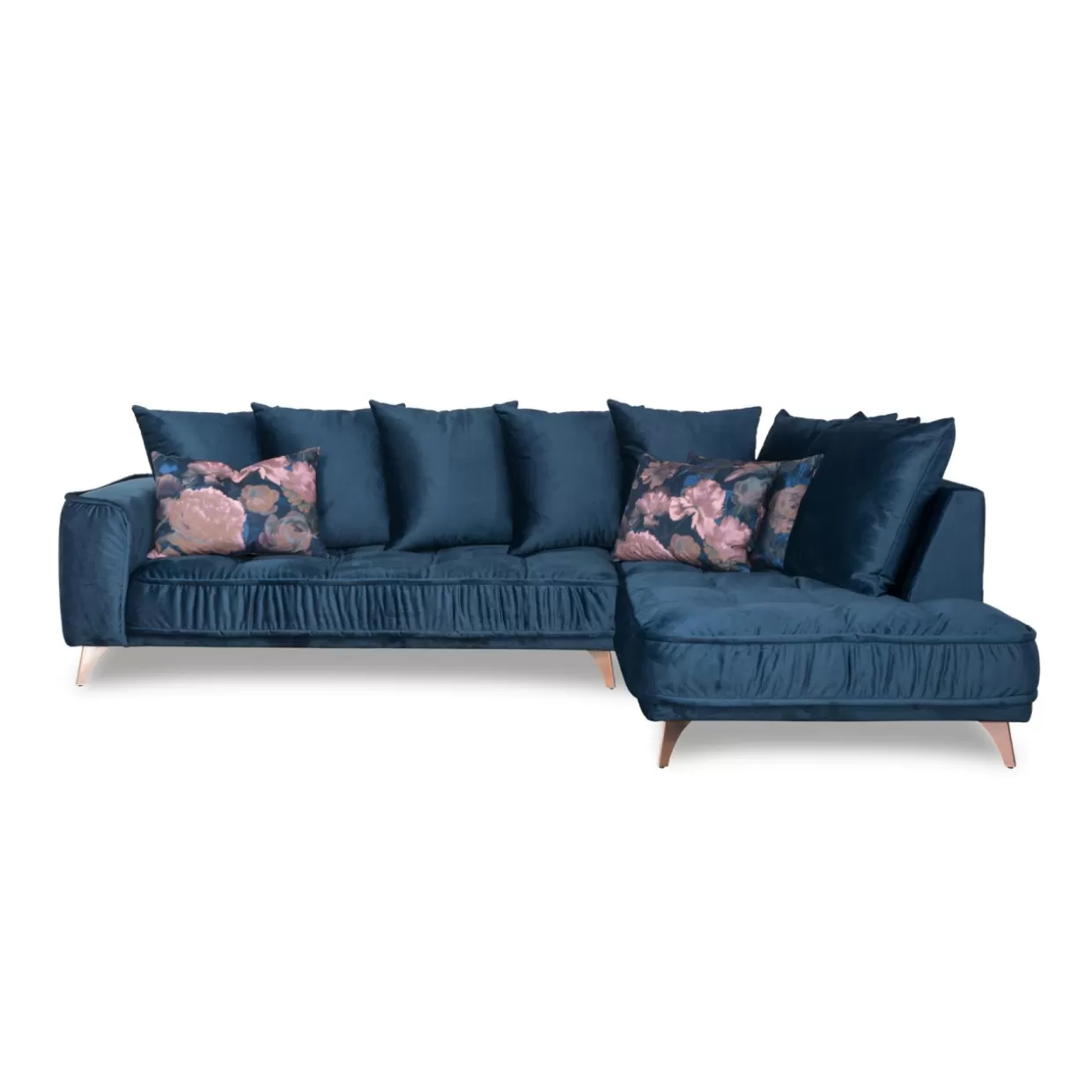 Divano Angolare Benita con Chaise Longue - Configurazione Lato Destro | Design Moderno per Soggiorno | Collezione Esclusiva KARE