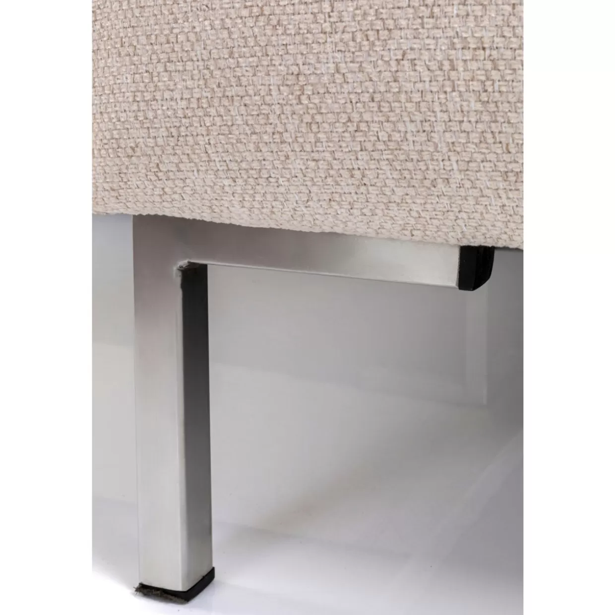Divano Angolare Gianni in Crema - Design Moderno con Bracciolo Destro by KARE | Soluzioni Confortevoli per Arredamento Contemporaneo