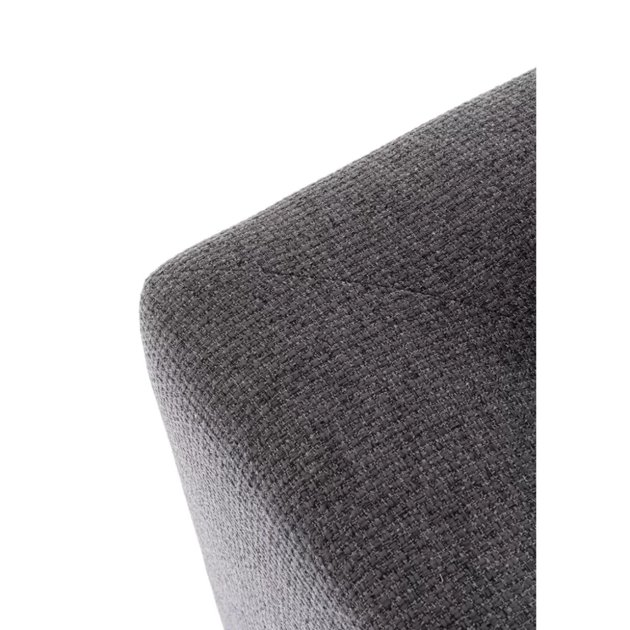 Divano Angolare Gianni Dolce di KARE Design - Lussuoso Tessuto Grigio Antracite con Bracciolo Destro