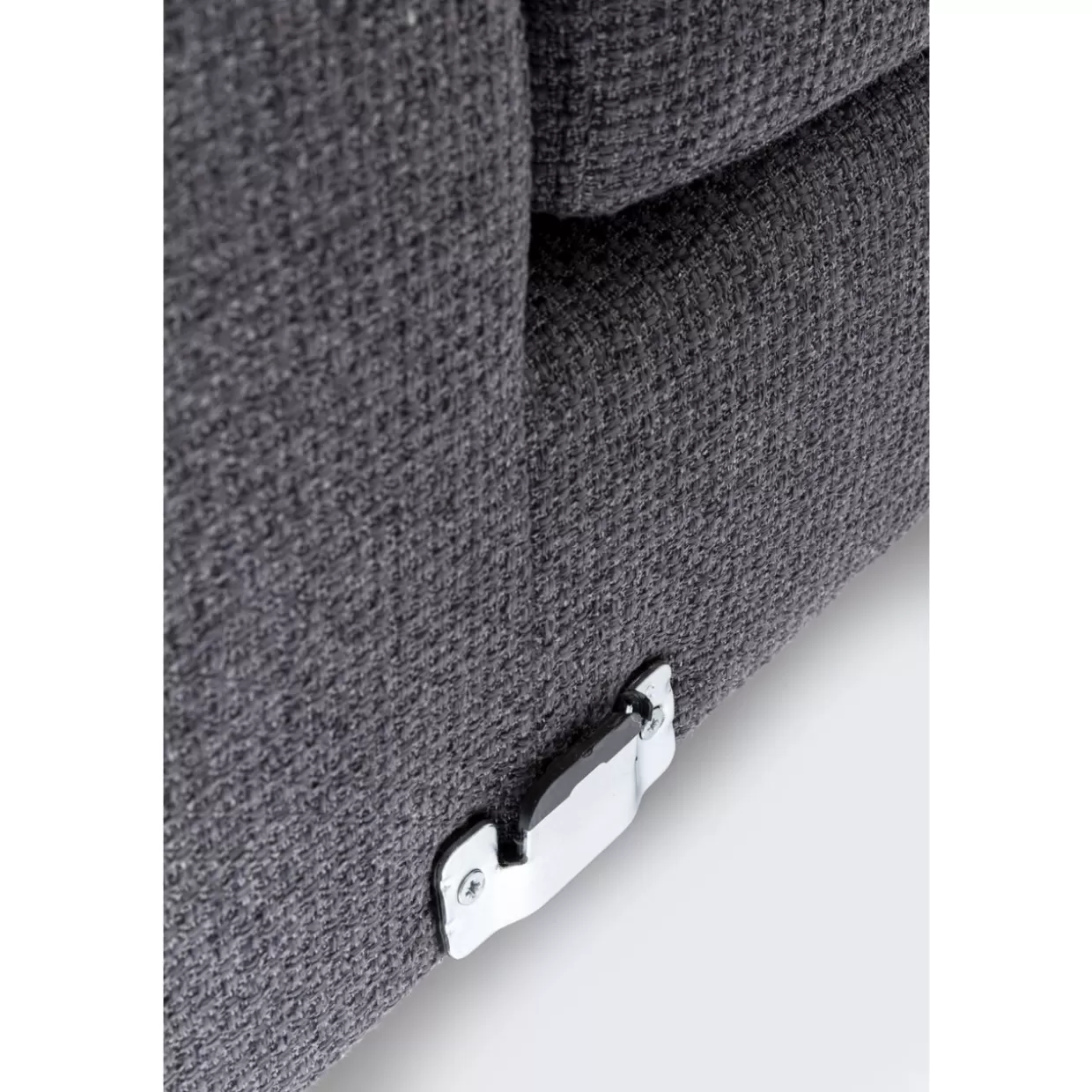 Divano Angolare Gianni Dolce di KARE Design - Lussuoso Tessuto Grigio Antracite con Bracciolo Destro