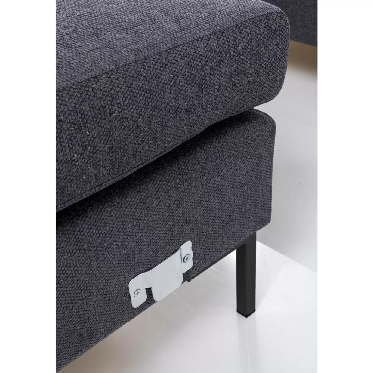 Divano Angolare Elegante Gianni Grau - Confortevole Sofà Moderno KARE Design | Modello Links per Soggiorni Stilosi con Design Innovativo