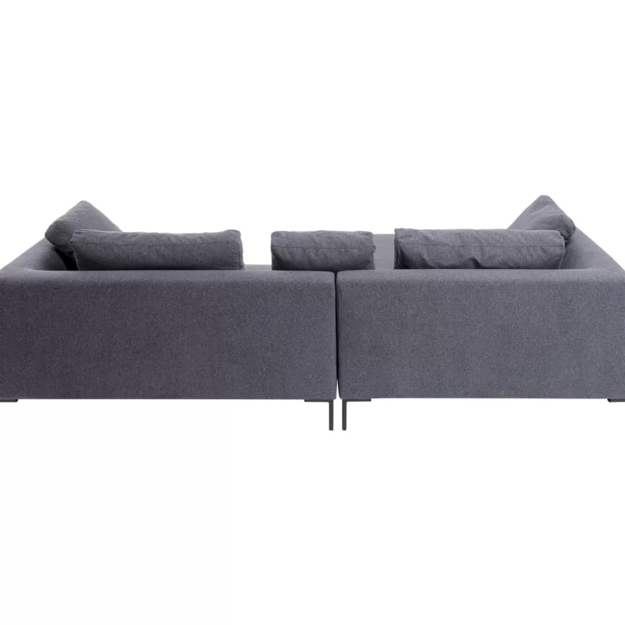 Divano Angolare Elegante Gianni Grau - Confortevole Sofà Moderno KARE Design | Modello Links per Soggiorni Stilosi con Design Innovativo