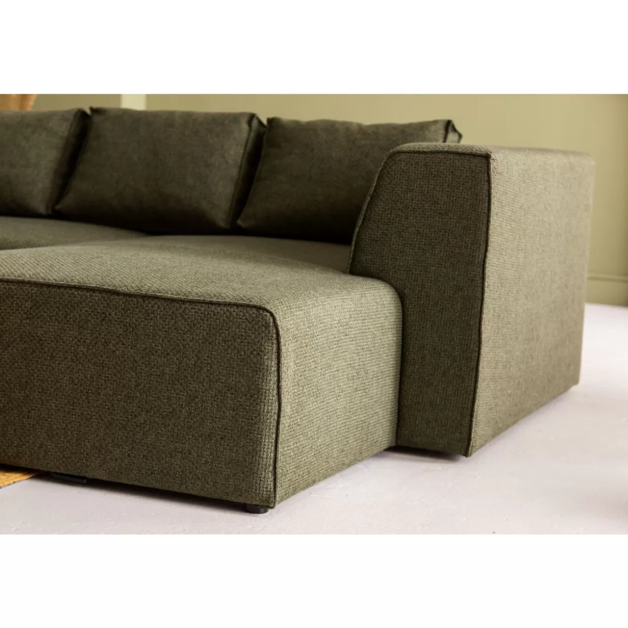 Divano Angolare Infinity Verde Dolce Lato Destro - Design Moderno e Confortevile KARE