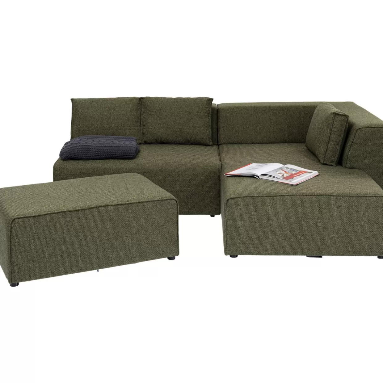 Divano Angolare Infinity Verde Dolce Lato Destro - Design Moderno e Confortevile KARE