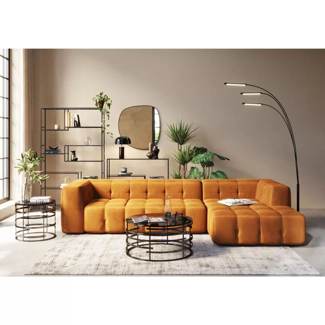 Divano Angolare Salamanca Destra - Design Moderno e Confortevole by KARE