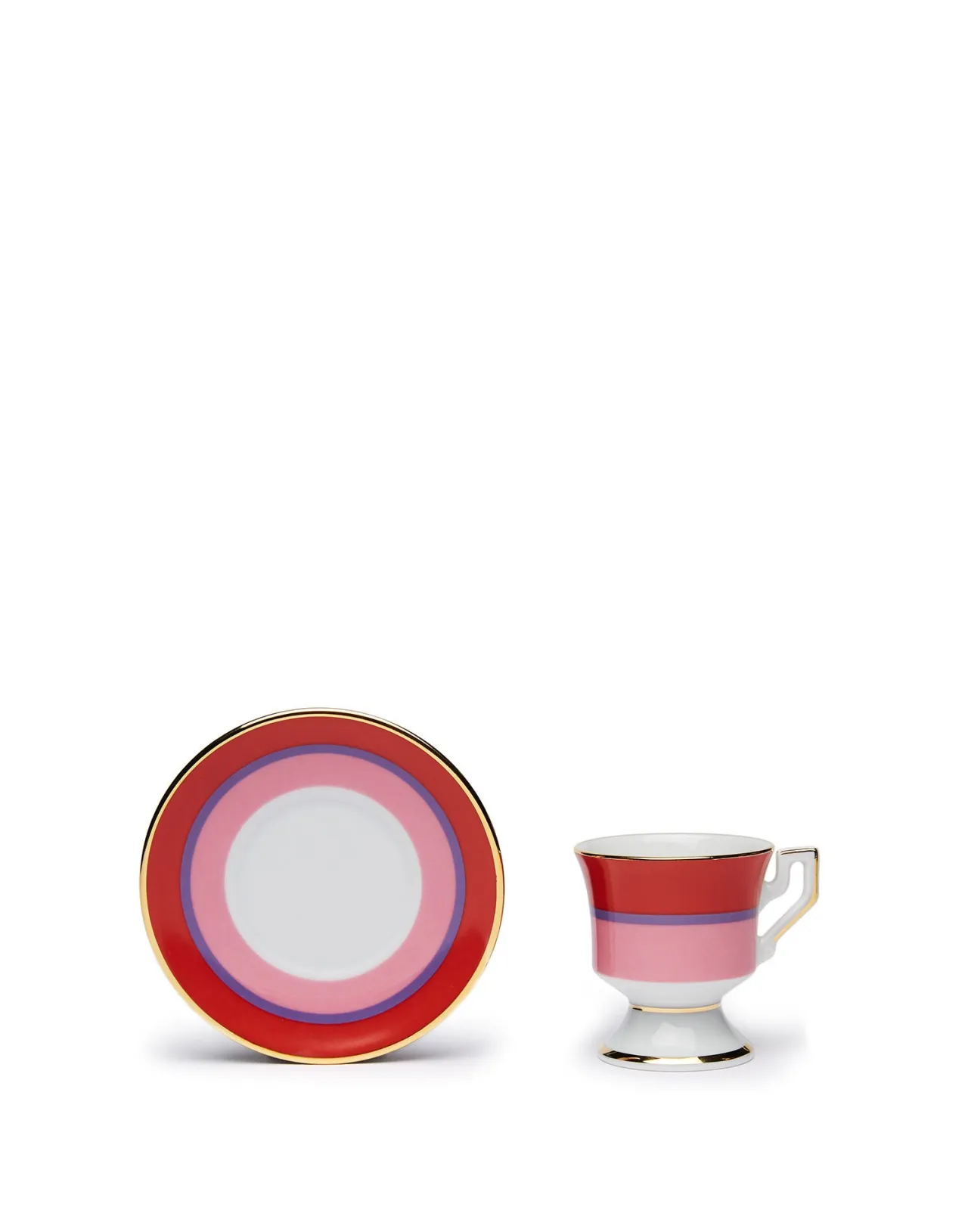 Coppia Preziosa di Tazzine da Caffè con Piattini - La DoubleJ Design Esclusivo 