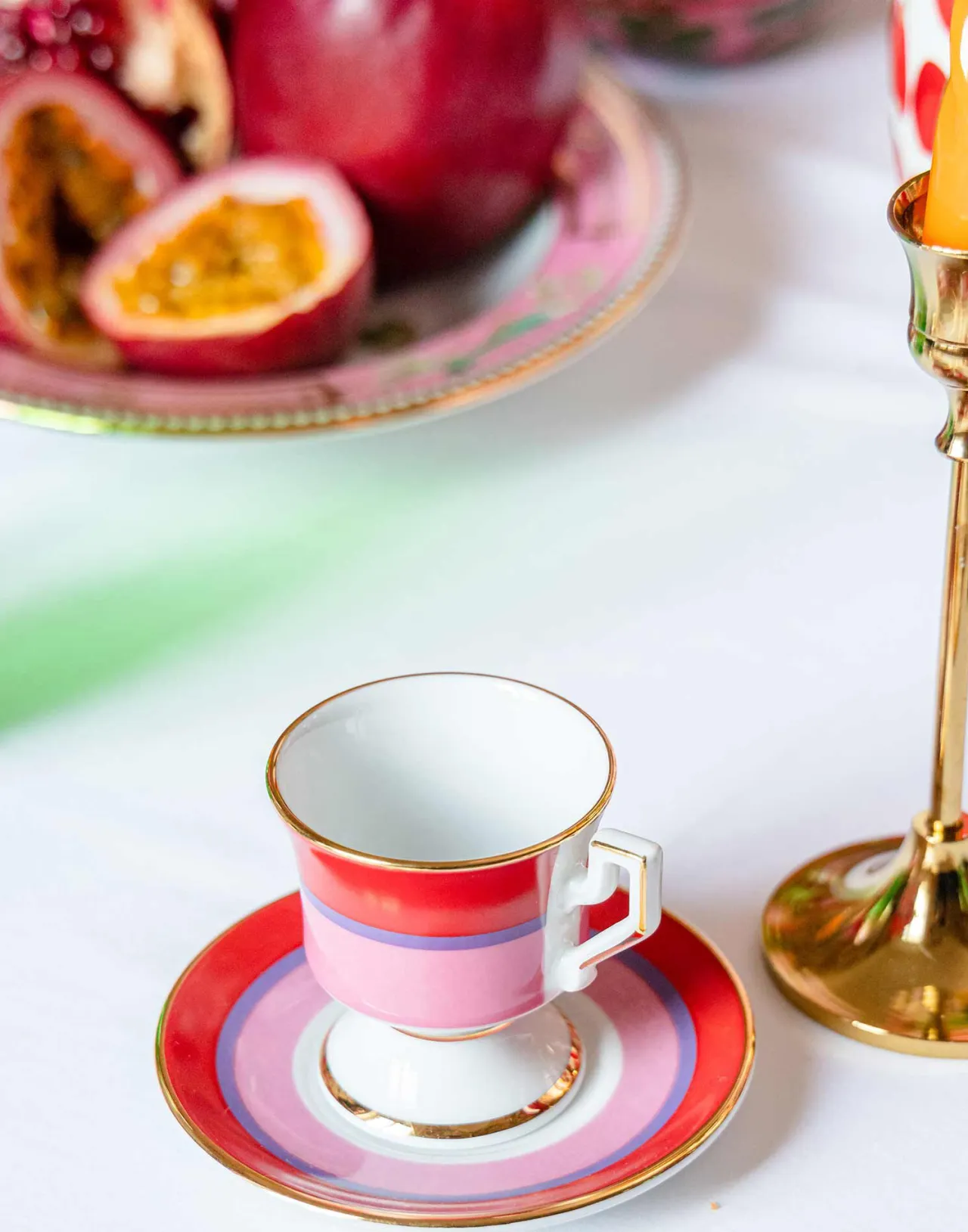 Coppia Preziosa di Tazzine da Caffè con Piattini - La DoubleJ Design Esclusivo 