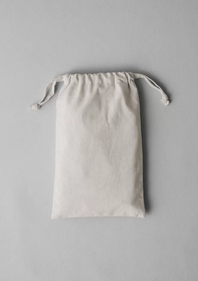 Federe Oxford in Cotone Organico con Righe Eleganti - Set 2 Pezzi per Letto Morbido e Naturale