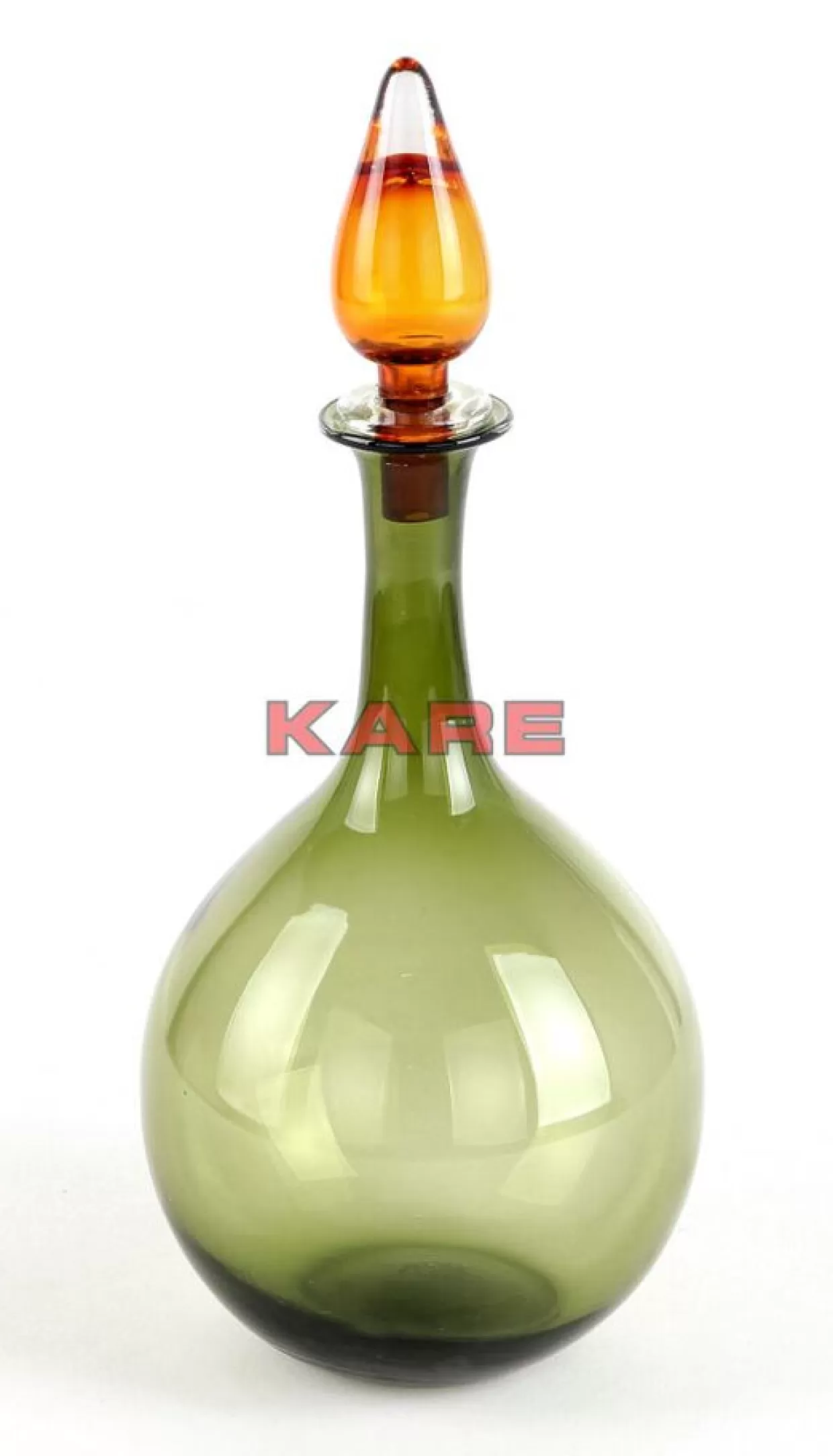 Bottiglia Portaoggetti Honeymoon con Coperchio Verde 38cl - Design Funzionale per Organizzazione KARE 

(：，，，，)