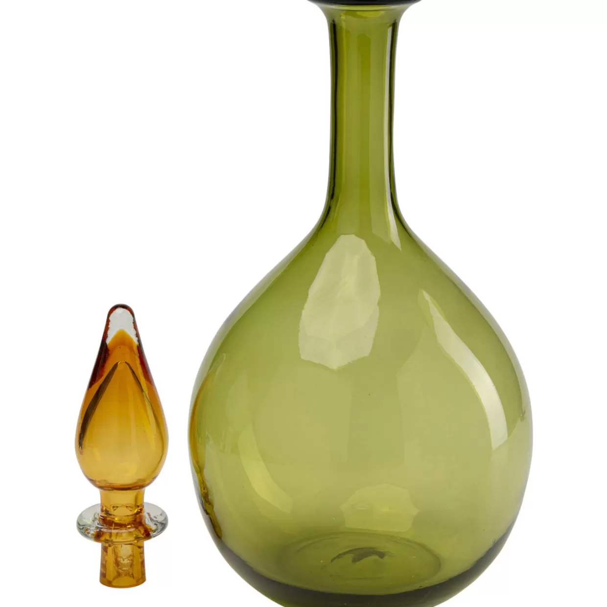 Bottiglia Portaoggetti Honeymoon con Coperchio Verde 38cl - Design Funzionale per Organizzazione KARE 

(：，，，，)