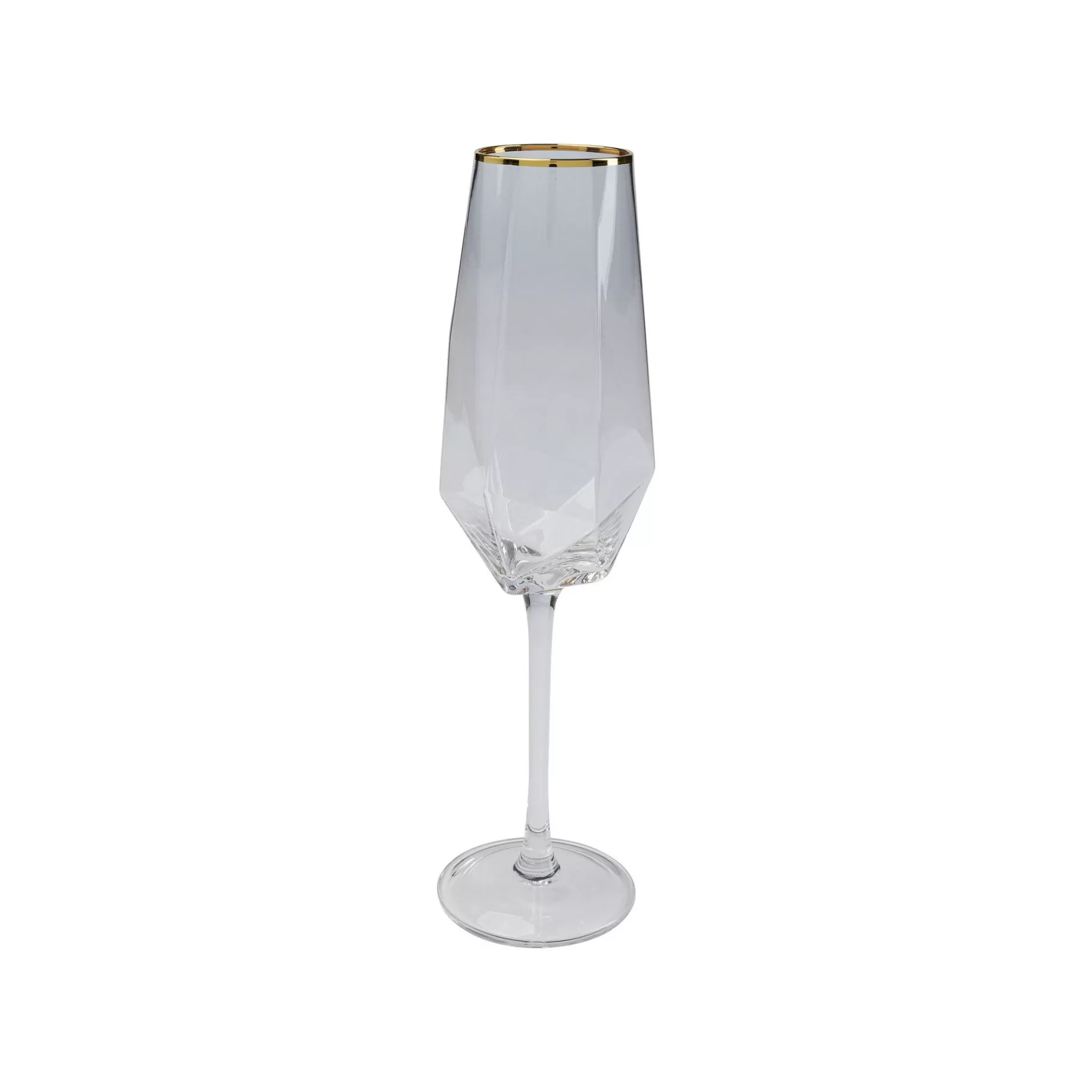 Hot Flûtes à Champagne Diamond Doré Set De 4   Vaisselle