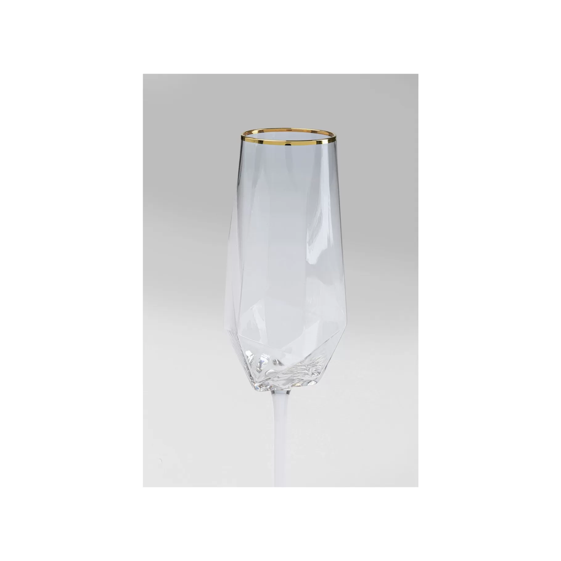 Hot Flûtes à Champagne Diamond Doré Set De 4   Vaisselle