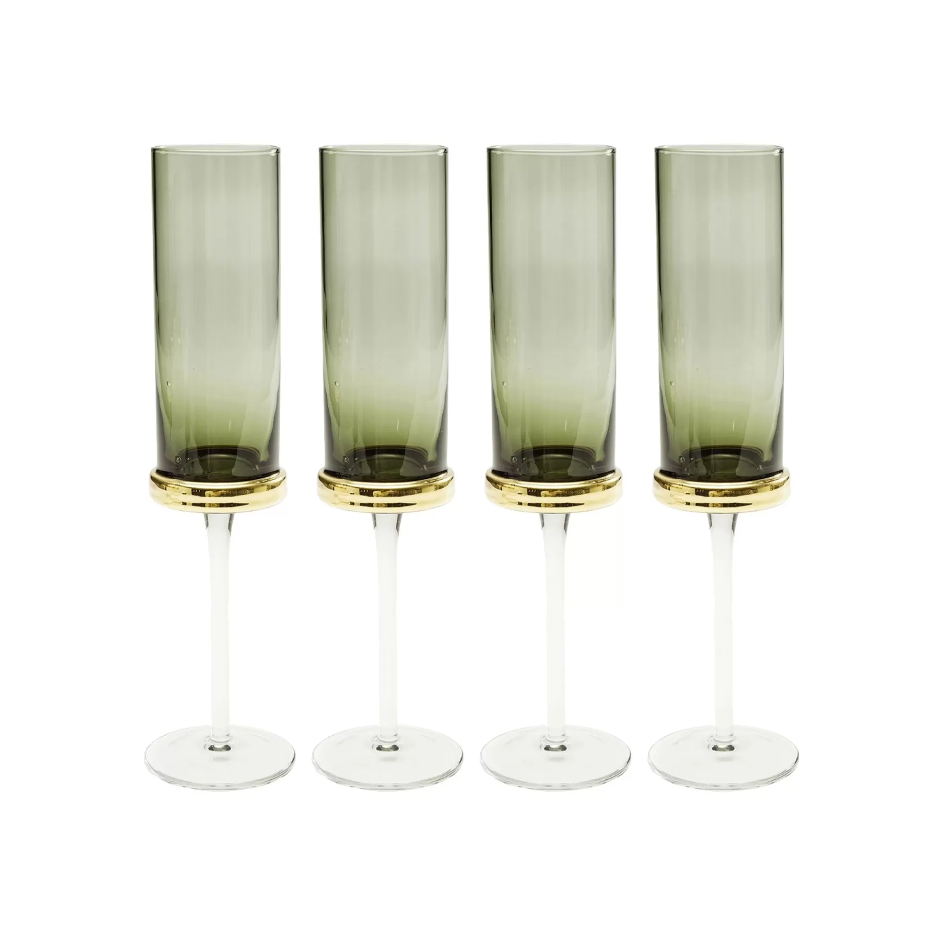 Outlet Flûtes à Champagne Innocent Fumé Set De 4   Vaisselle