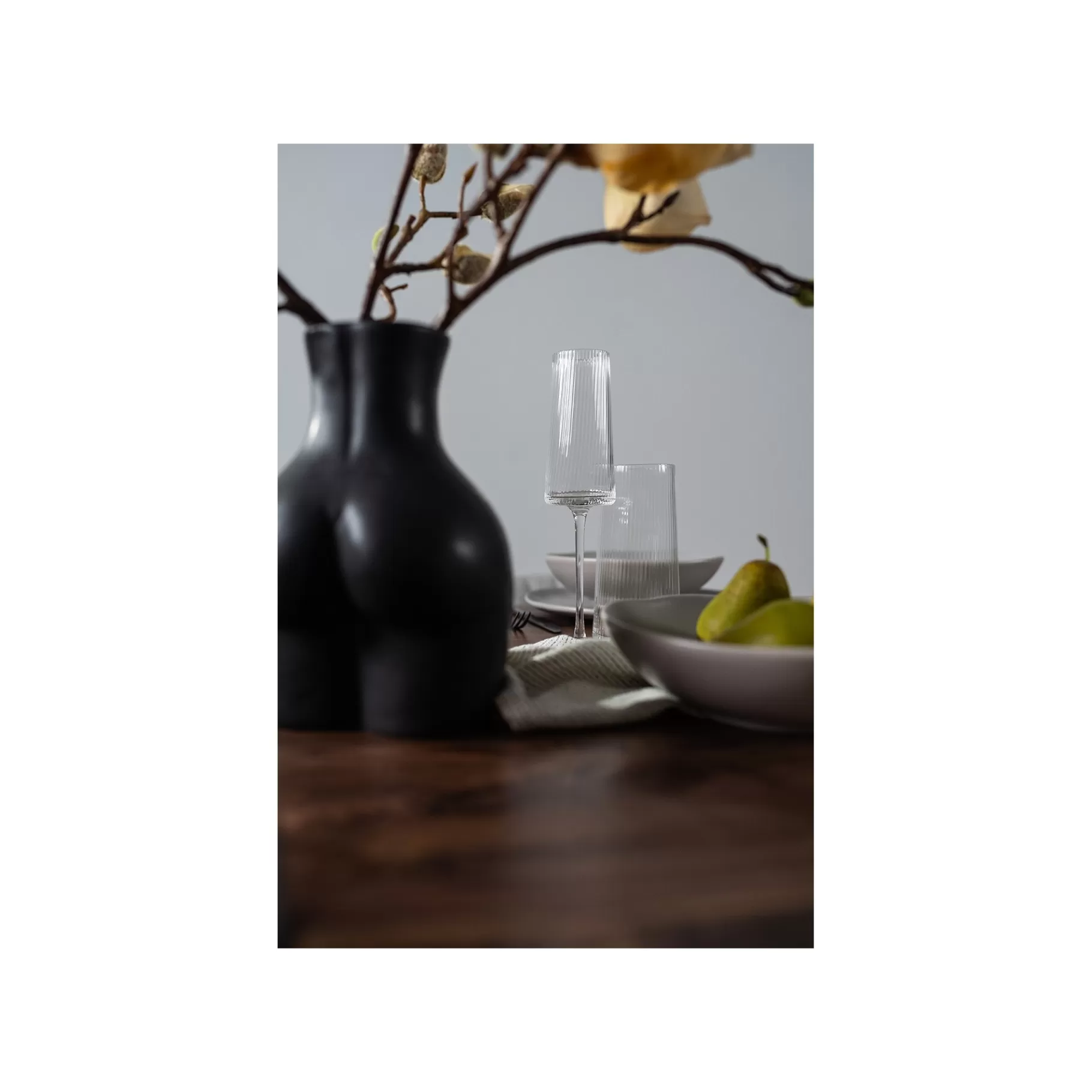 Sale Flûtes à Champagne Riffle Set De 6   Vaisselle